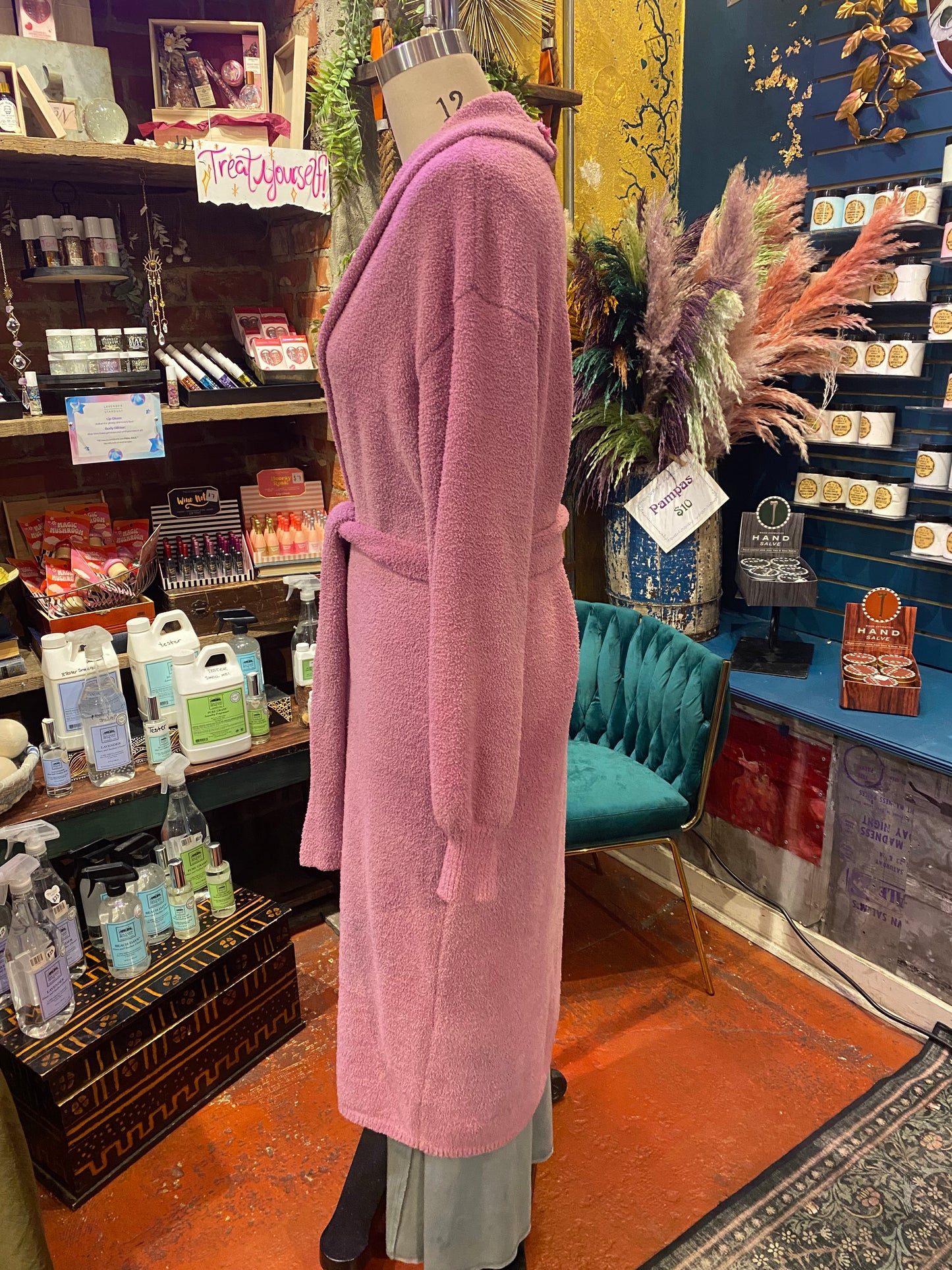 Custom Dyed Robe - Pink