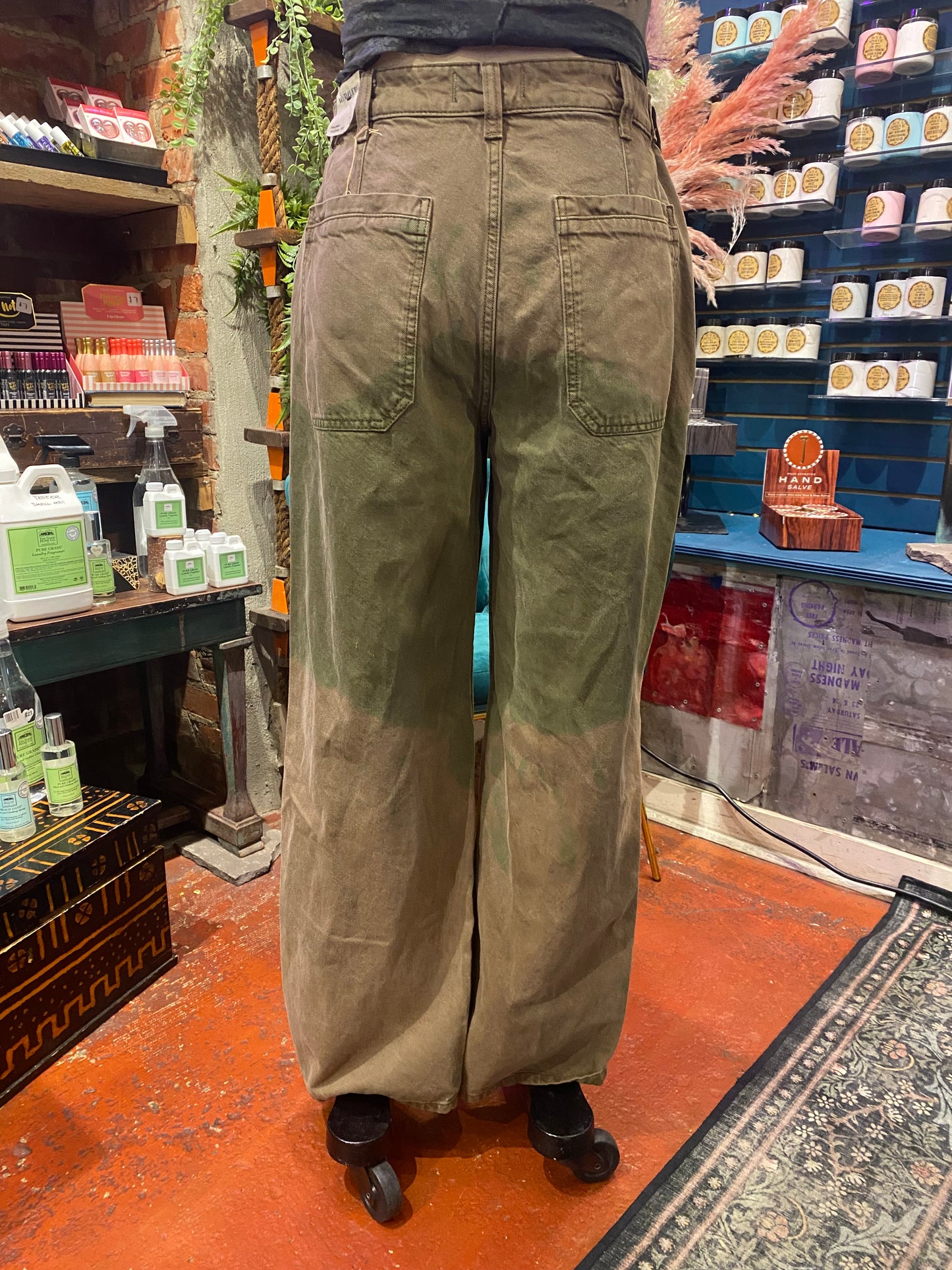 Custom Dyed Palmer Jeans - Breen