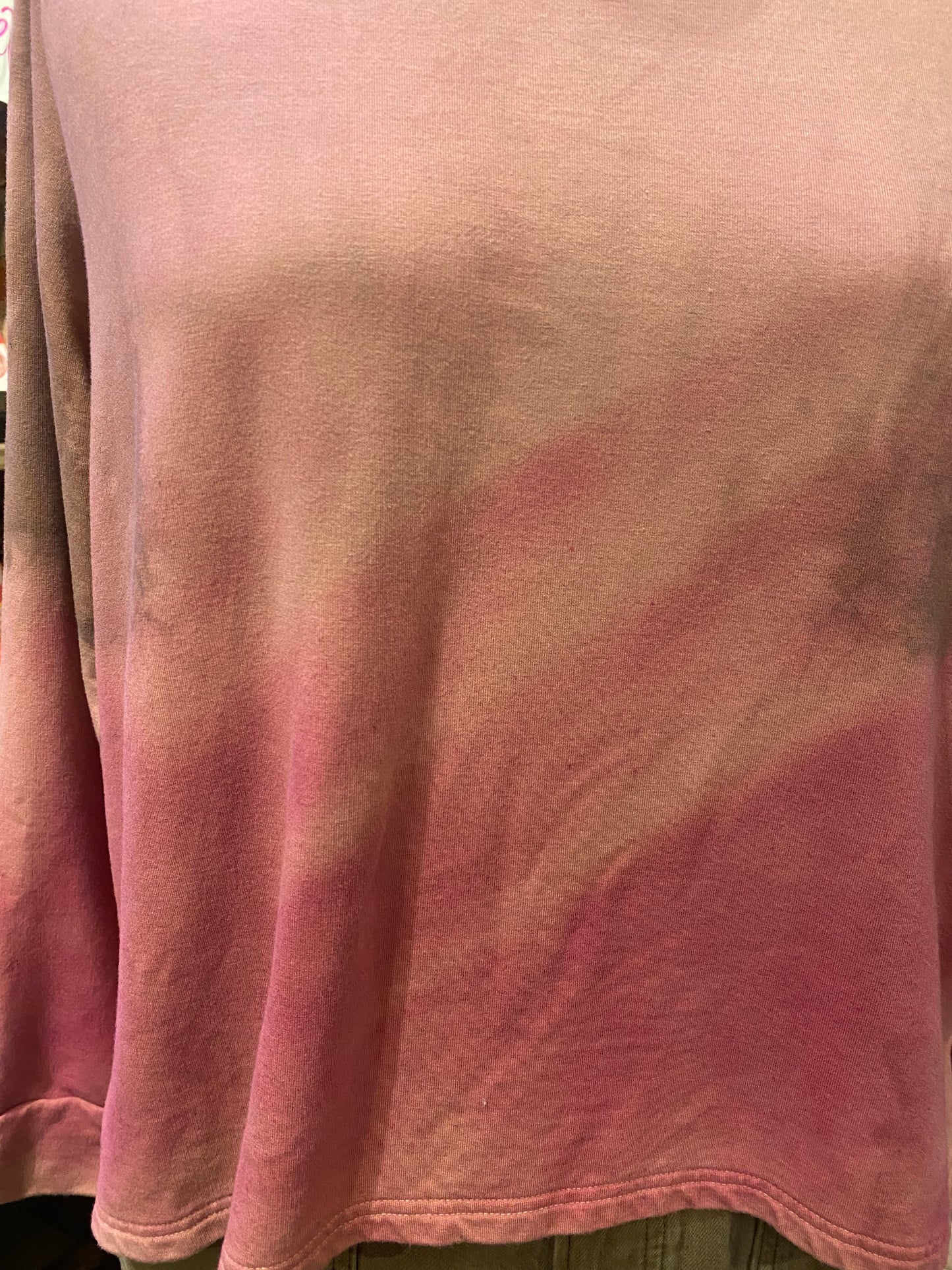 Custom Dyed Long Sleeve - Peach
