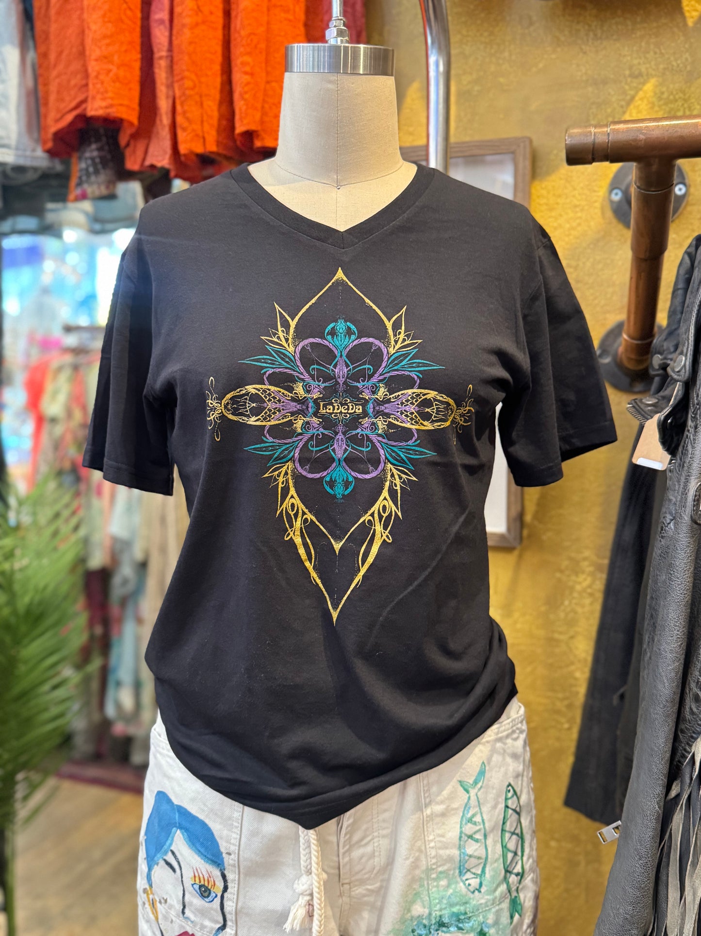 Tattoo Experience 2025 Printed V-Neck T-Shirt