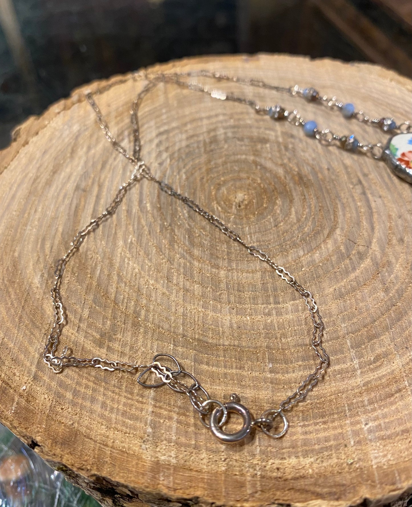 Large Ceramic Cicada Necklace *N258