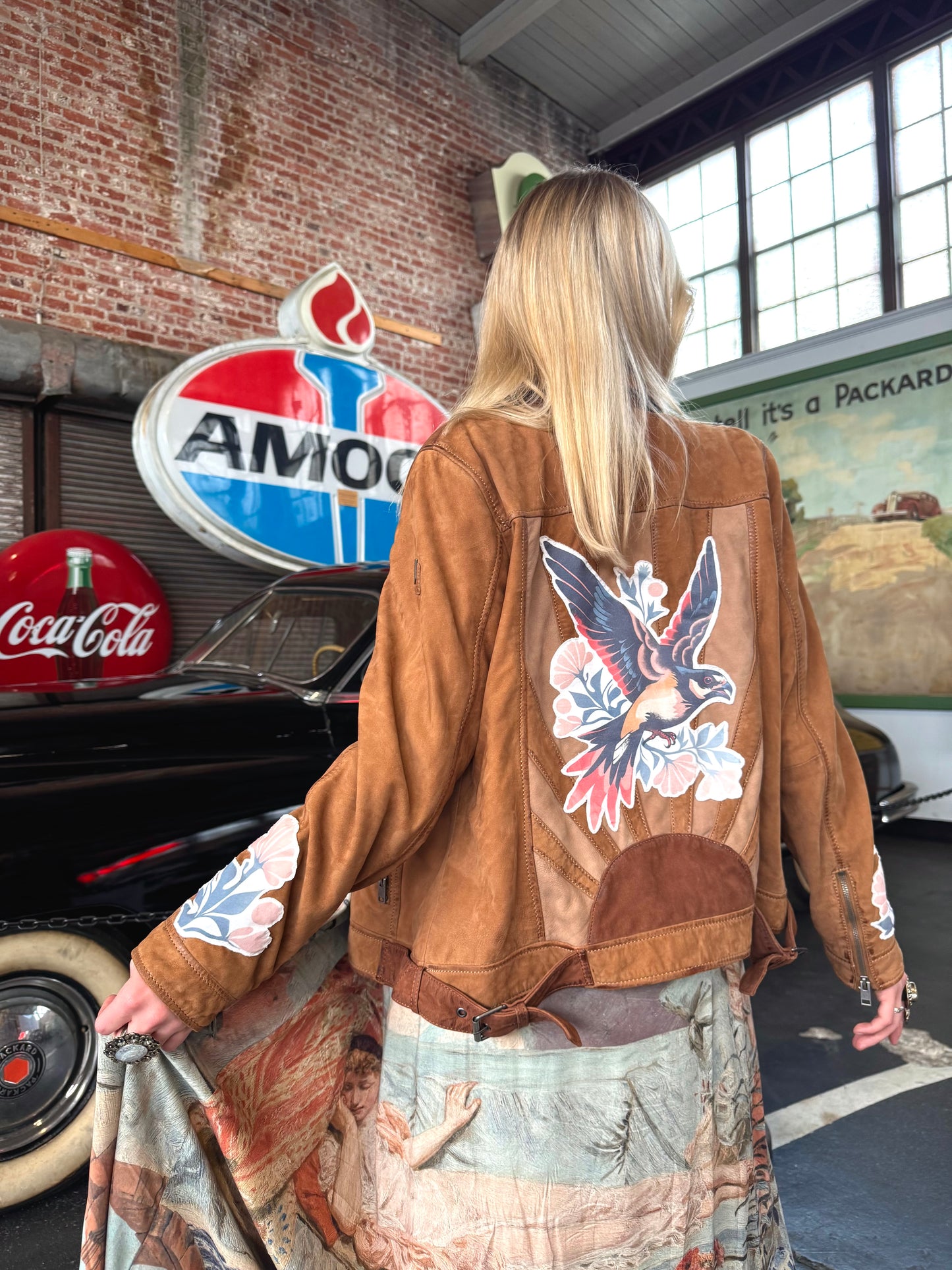 'Put A Bird On It' M. Leather Jacket - Monica Moses*