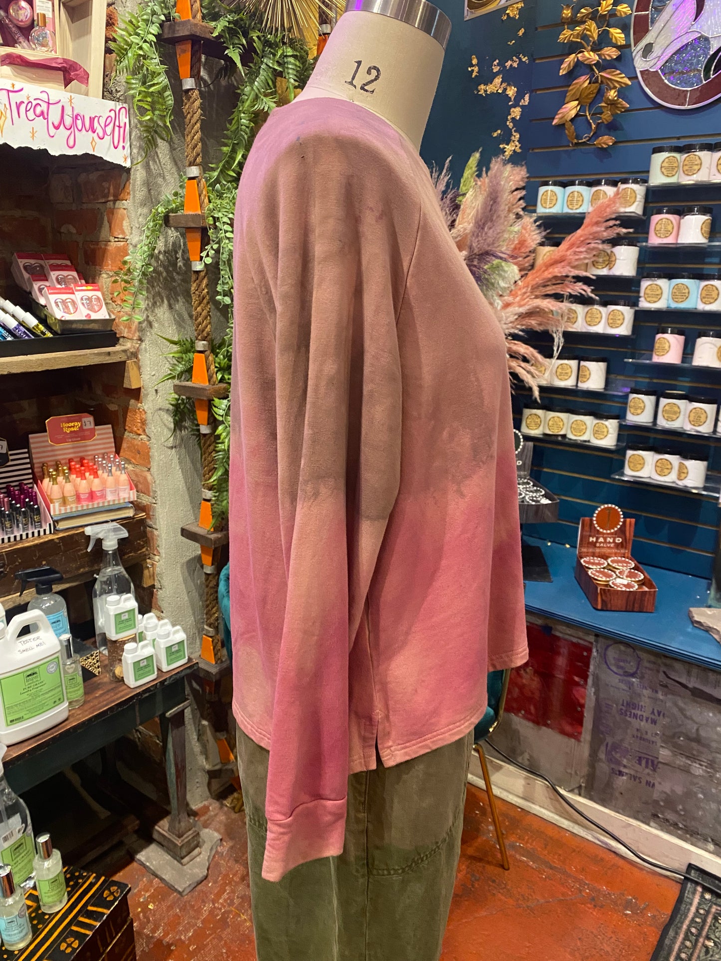 Custom Dyed Long Sleeve - Peach