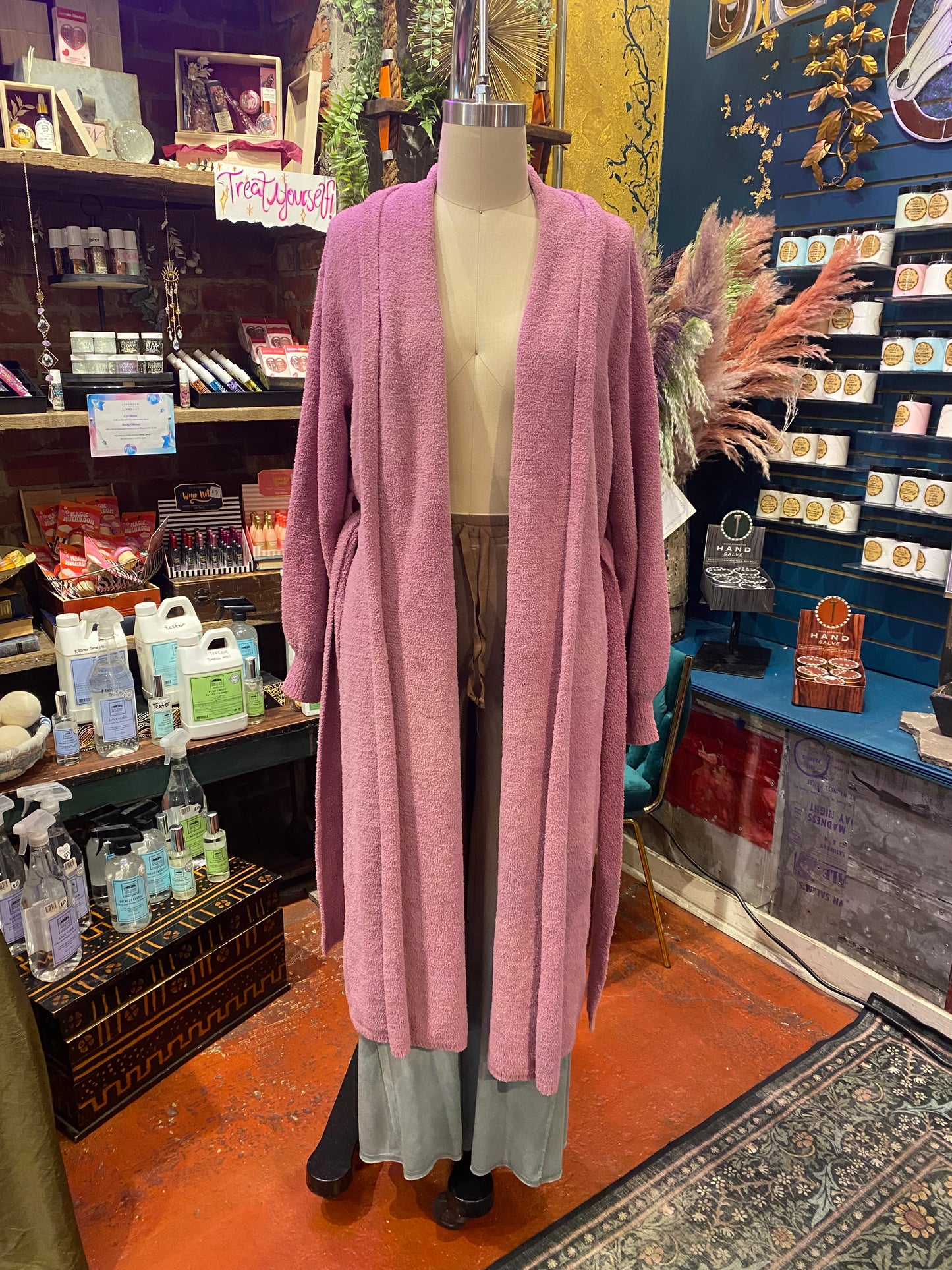 Custom Dyed Robe - Pink