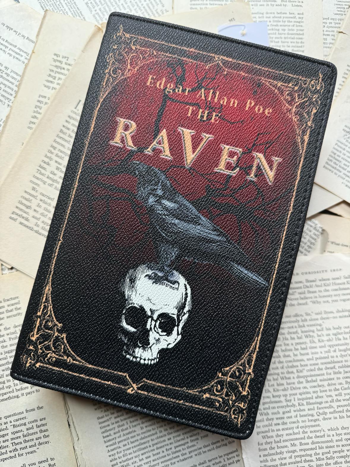 The Raven Vintage Book Bag