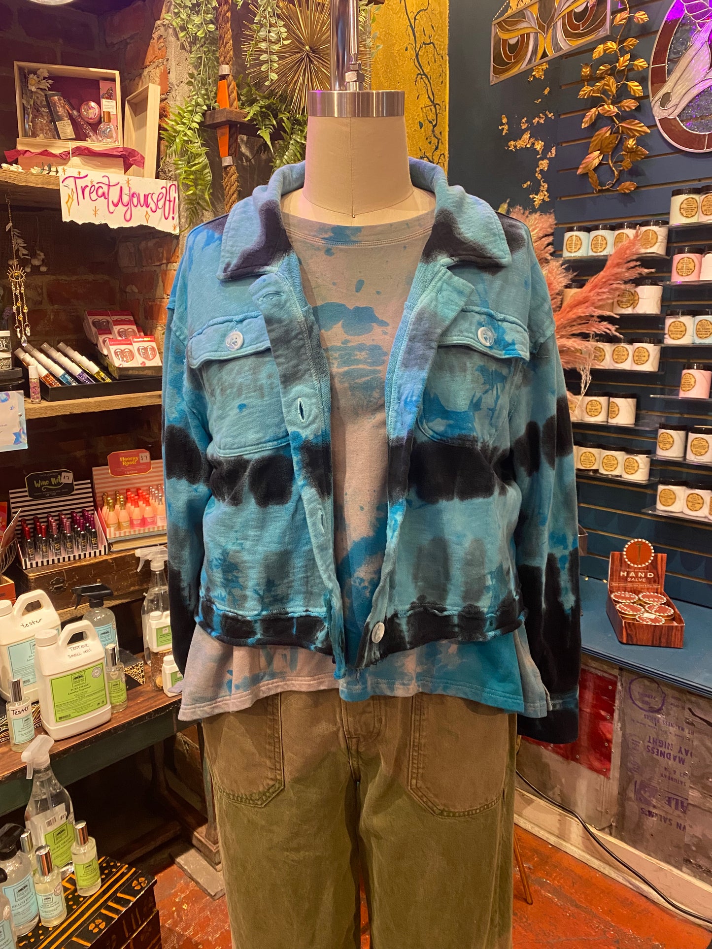 Custom Dyed Jacket - Blue