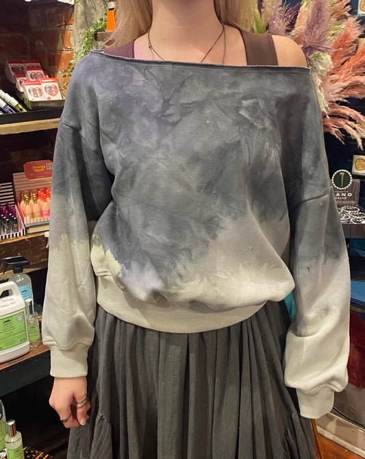 Custom Dyed Off Shoulder - Sky