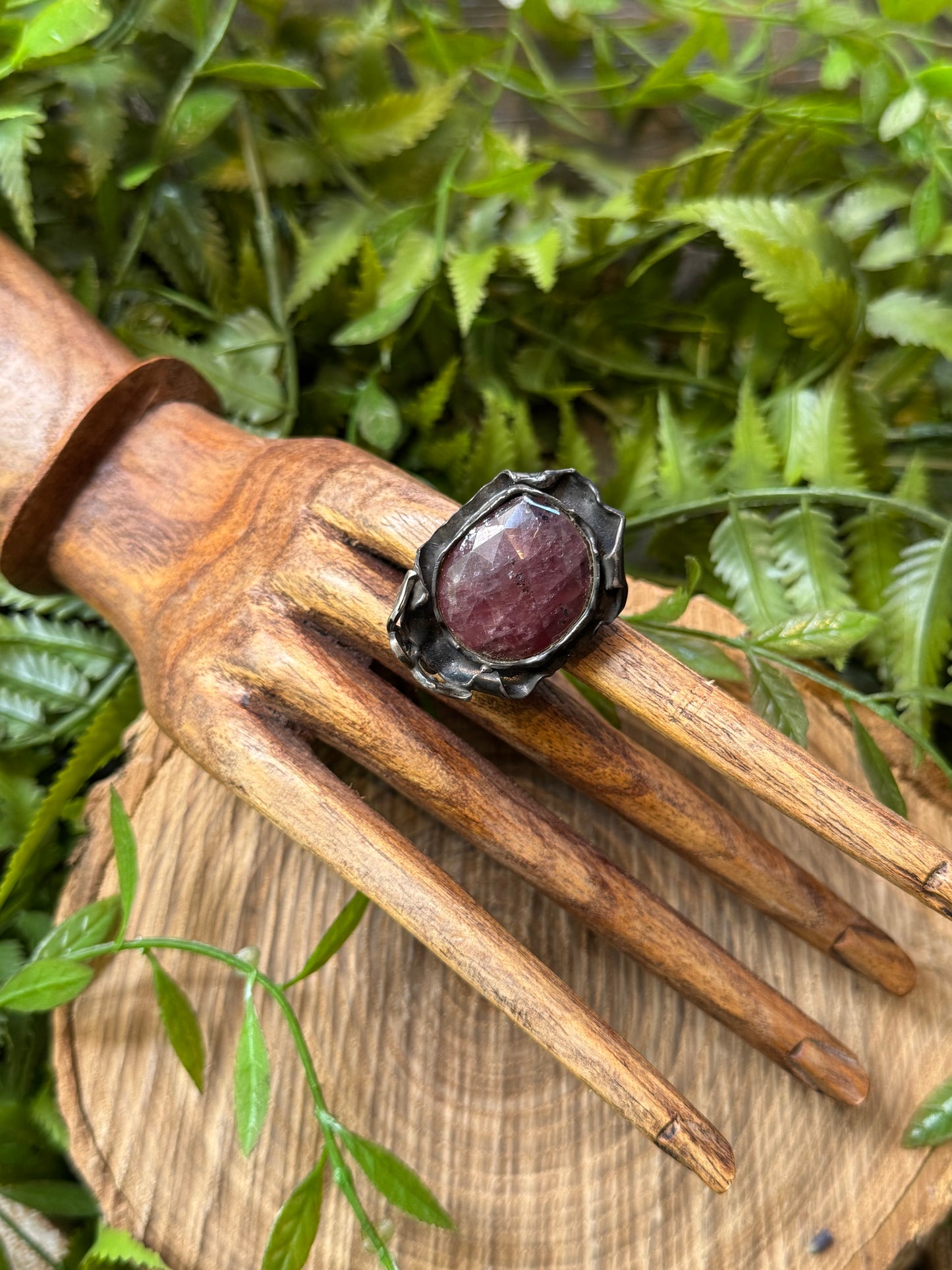 Rust Sapphire Ring