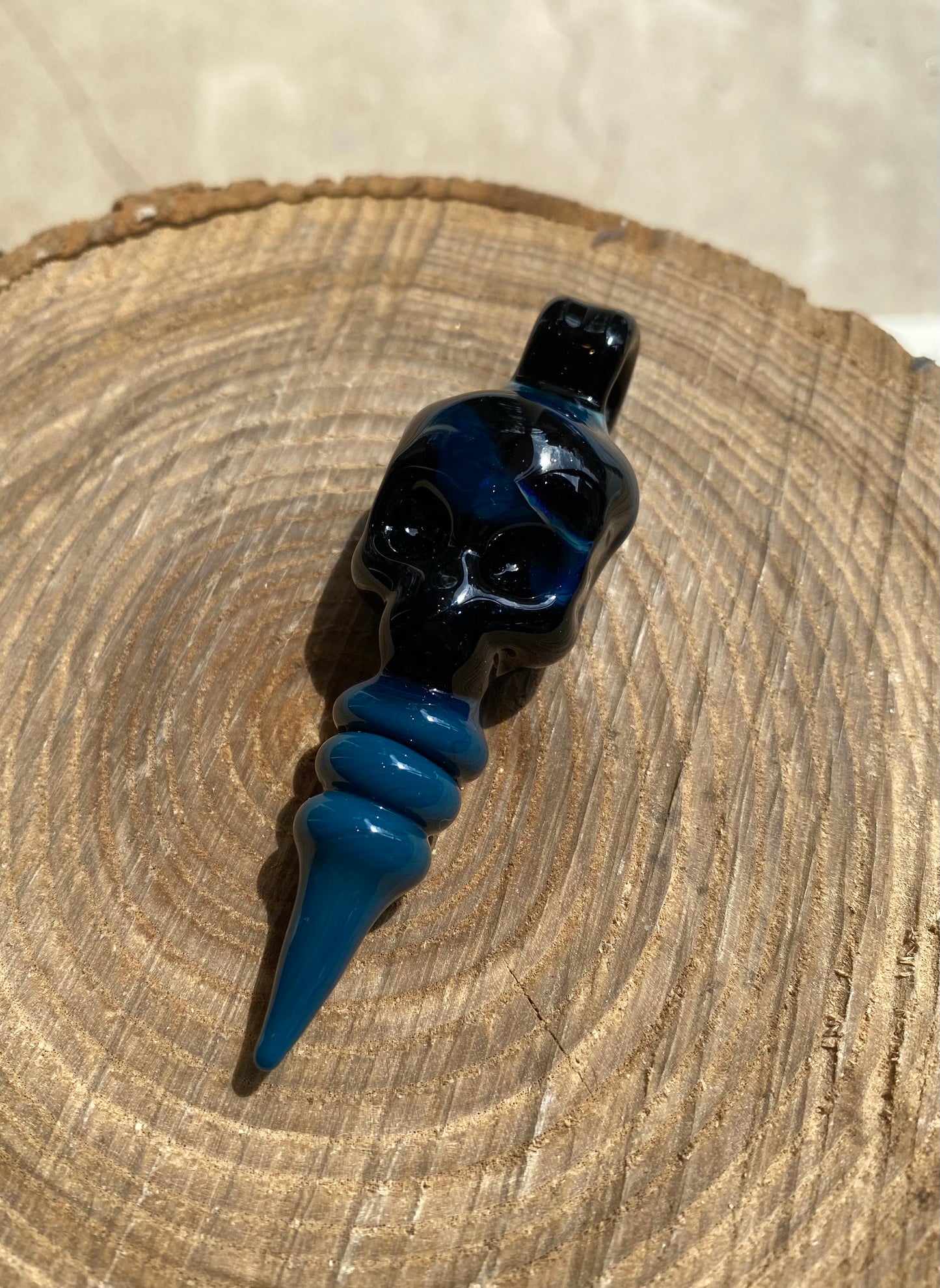 Blue Skull w/ Spine - TG03*