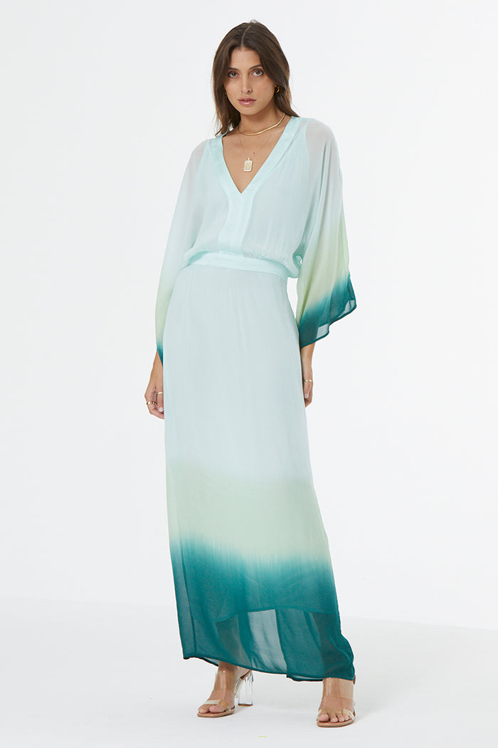 Olina Dress - Rainforest Ombre