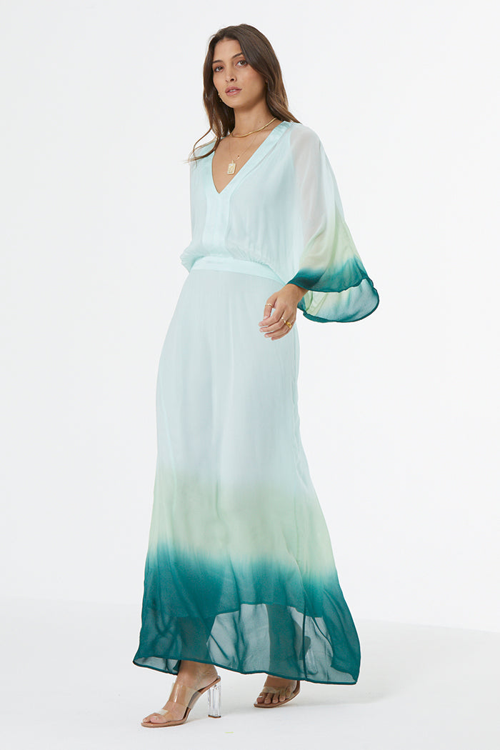 Olina Dress - Rainforest Ombre