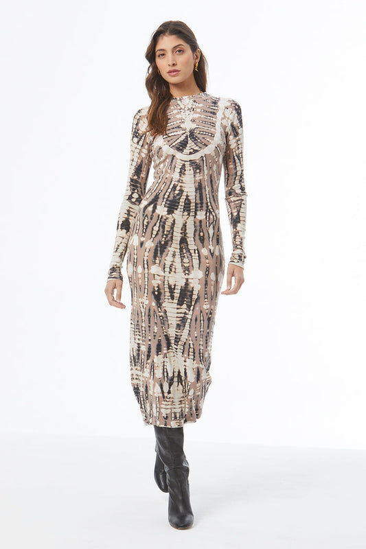 Dax Dress - Shiitake Nexus Wash