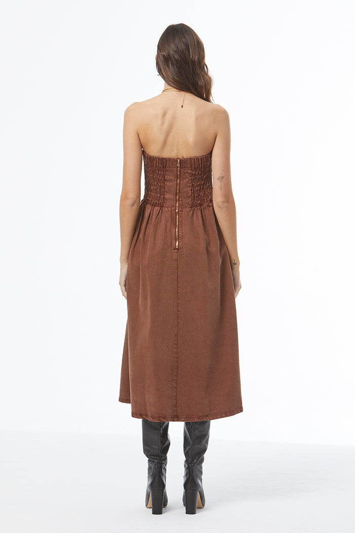 Donna Day Dress - Sepia Pigment