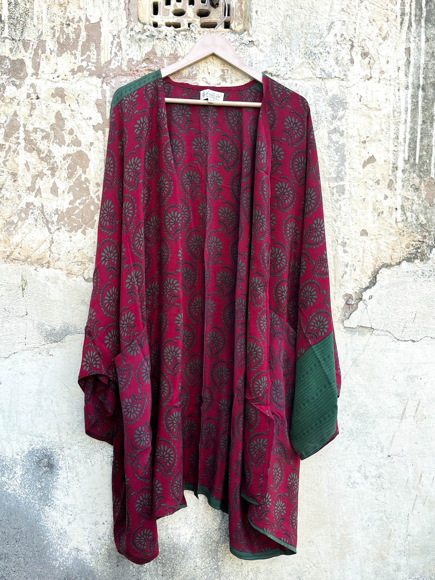 Raspberry Gaia Kimono - La De Da