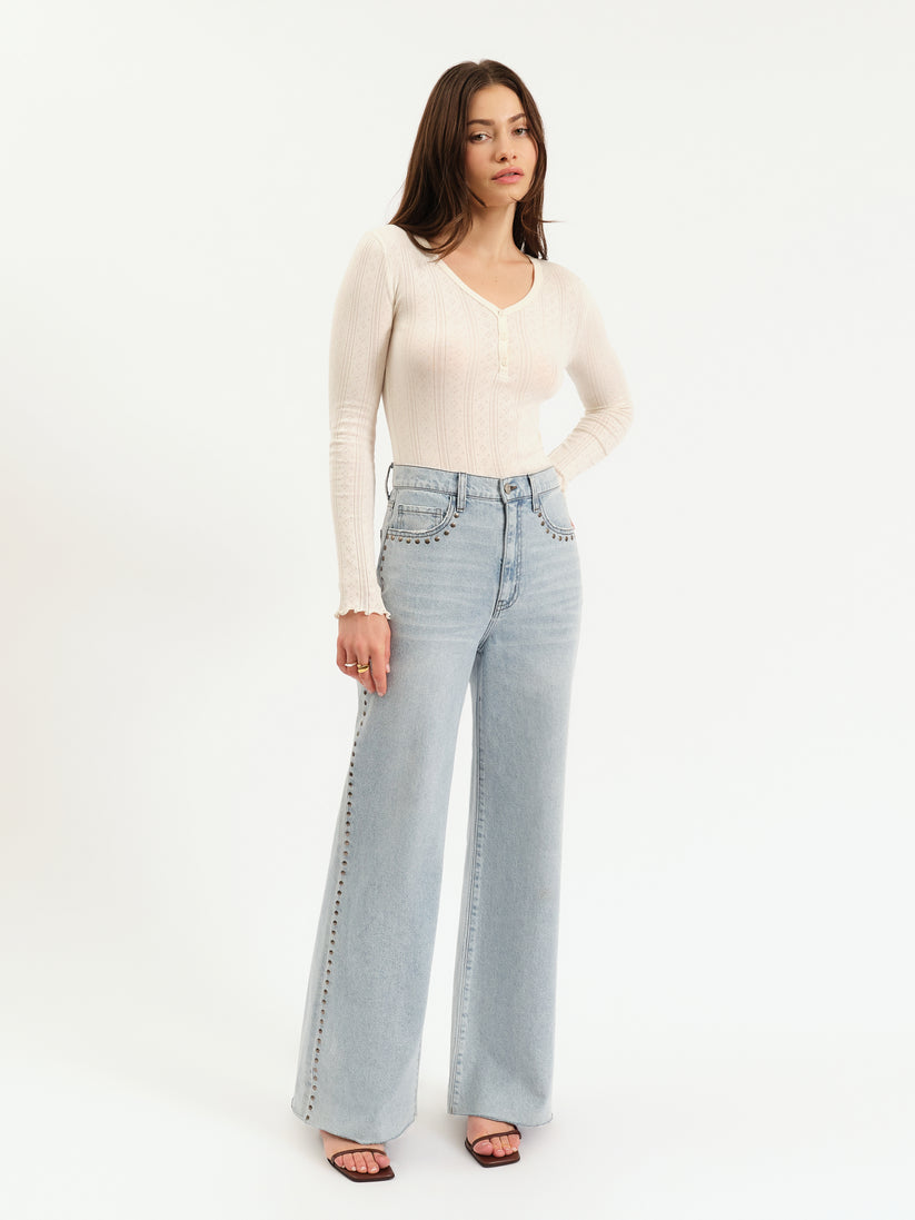 Far Out High Rise Wide Leg - Lets Dance