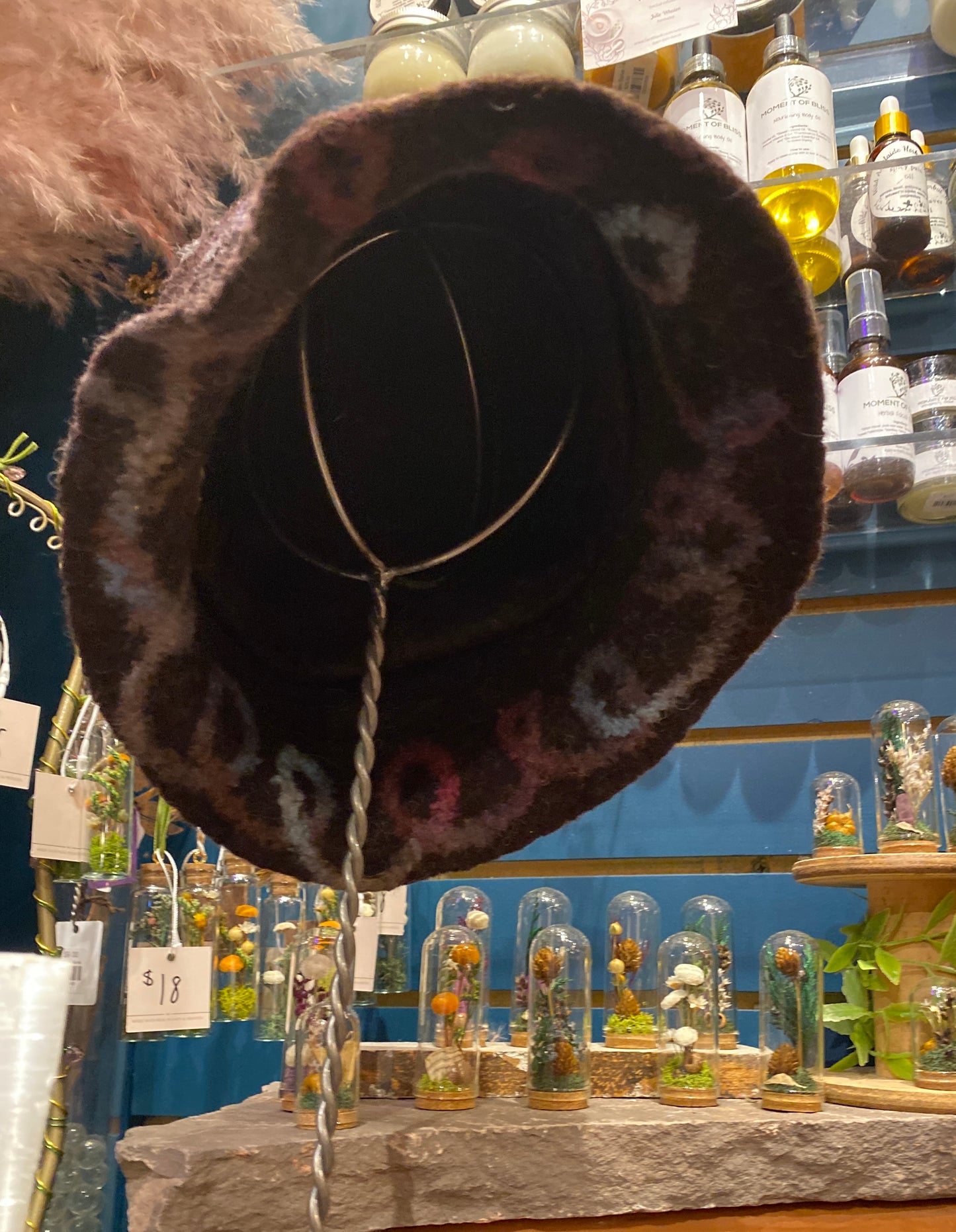 Brown Multi-Brim Hat * #20