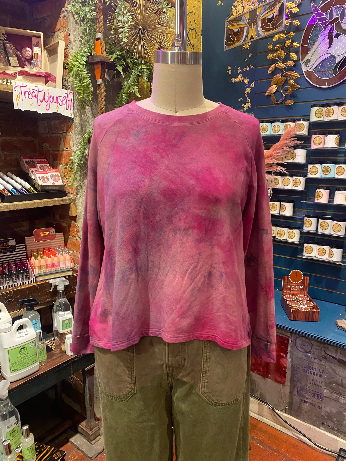 Custom Dyed Long Sleeve - Pink