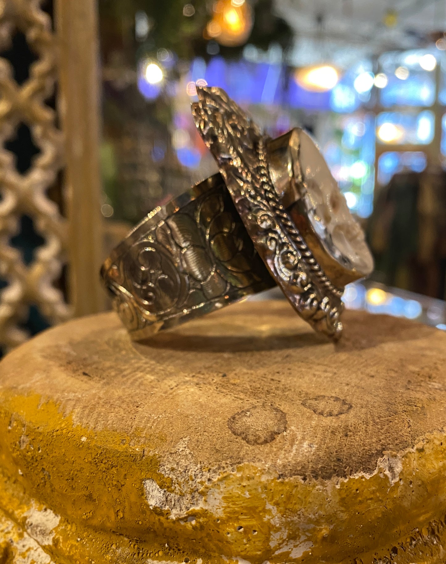 Bone Skull Cuff Bracelet (2)