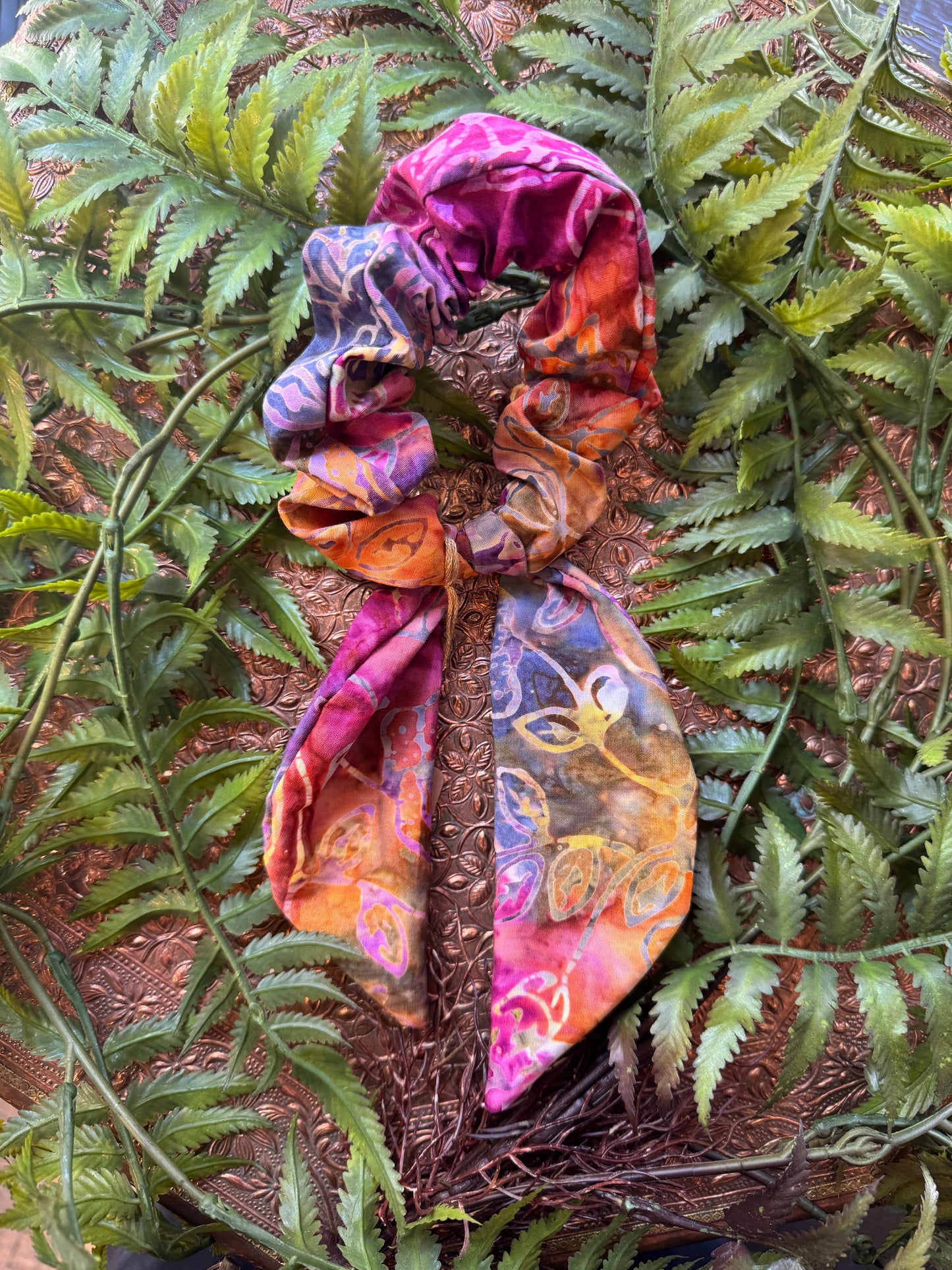 Pink Batik Scrunchie Scarf #SS11*