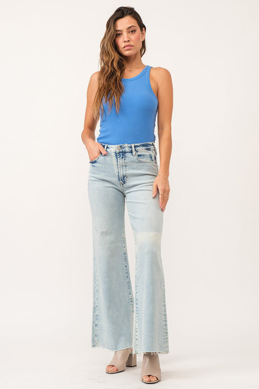 Fiona High Rise Wide Leg Jeans - Tolleson