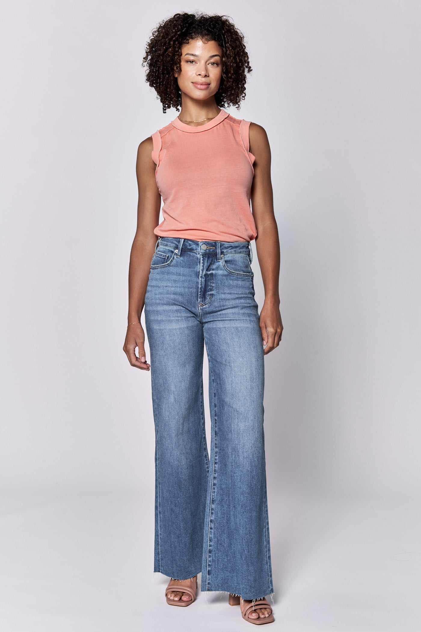 Fiona High Rise Wide Leg Pant - Natal