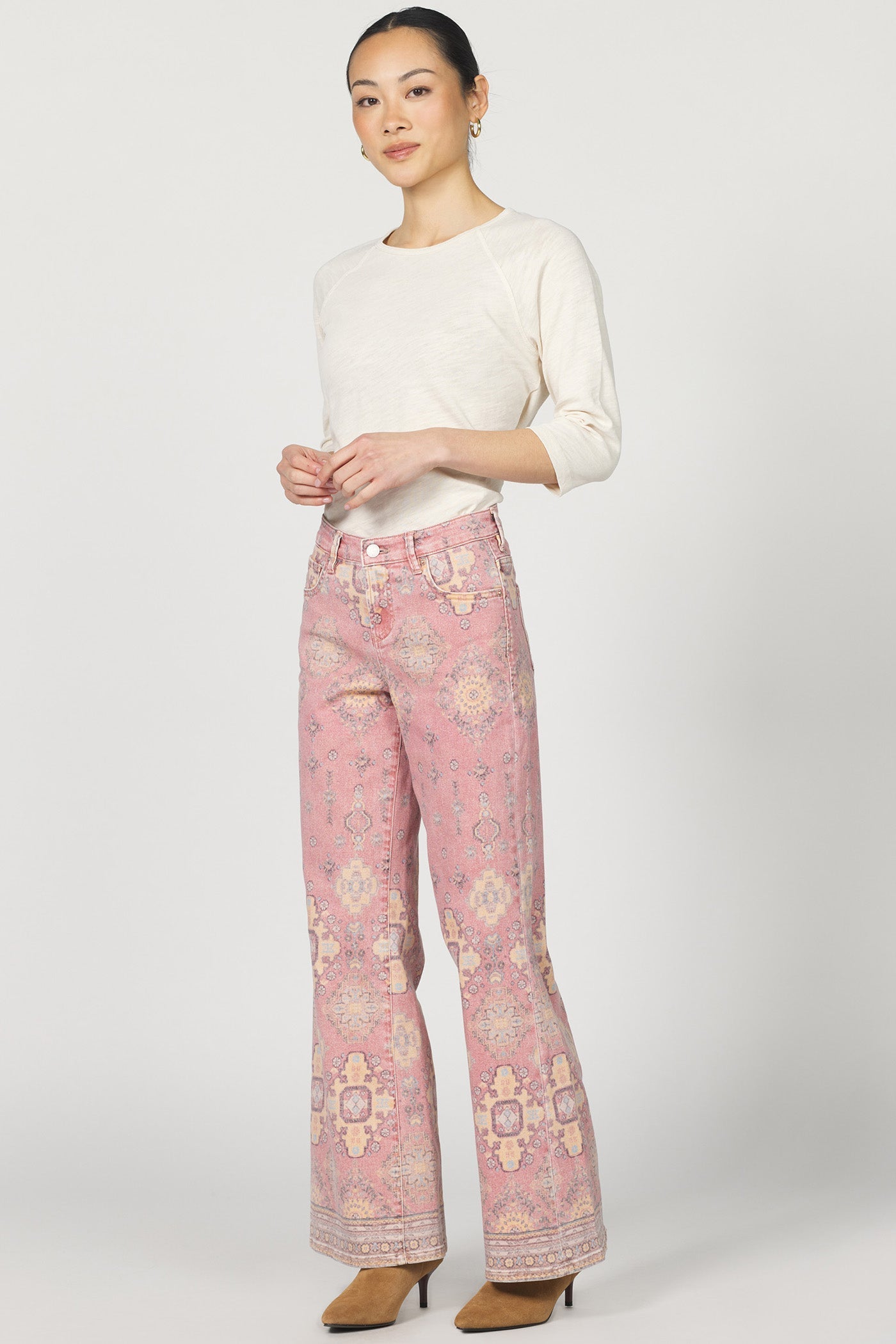 Micah Novelty Wide Leg - Tibetan Tapestry
