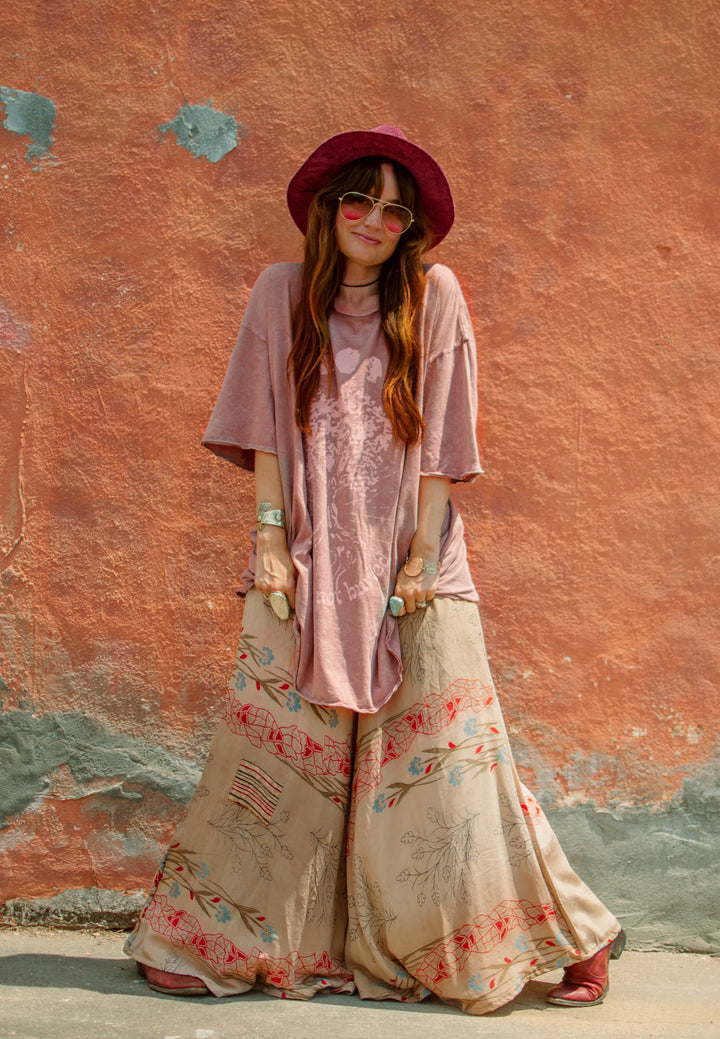 Mauve Planted Not Buried Dream Tee - La De Da