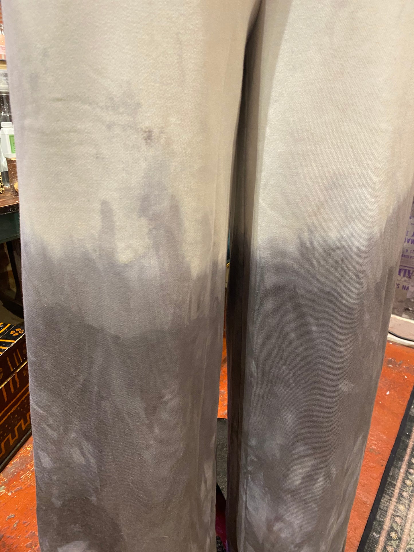 Custom Dyed Wide Leg Sweats - Reverse Thunderstorm
