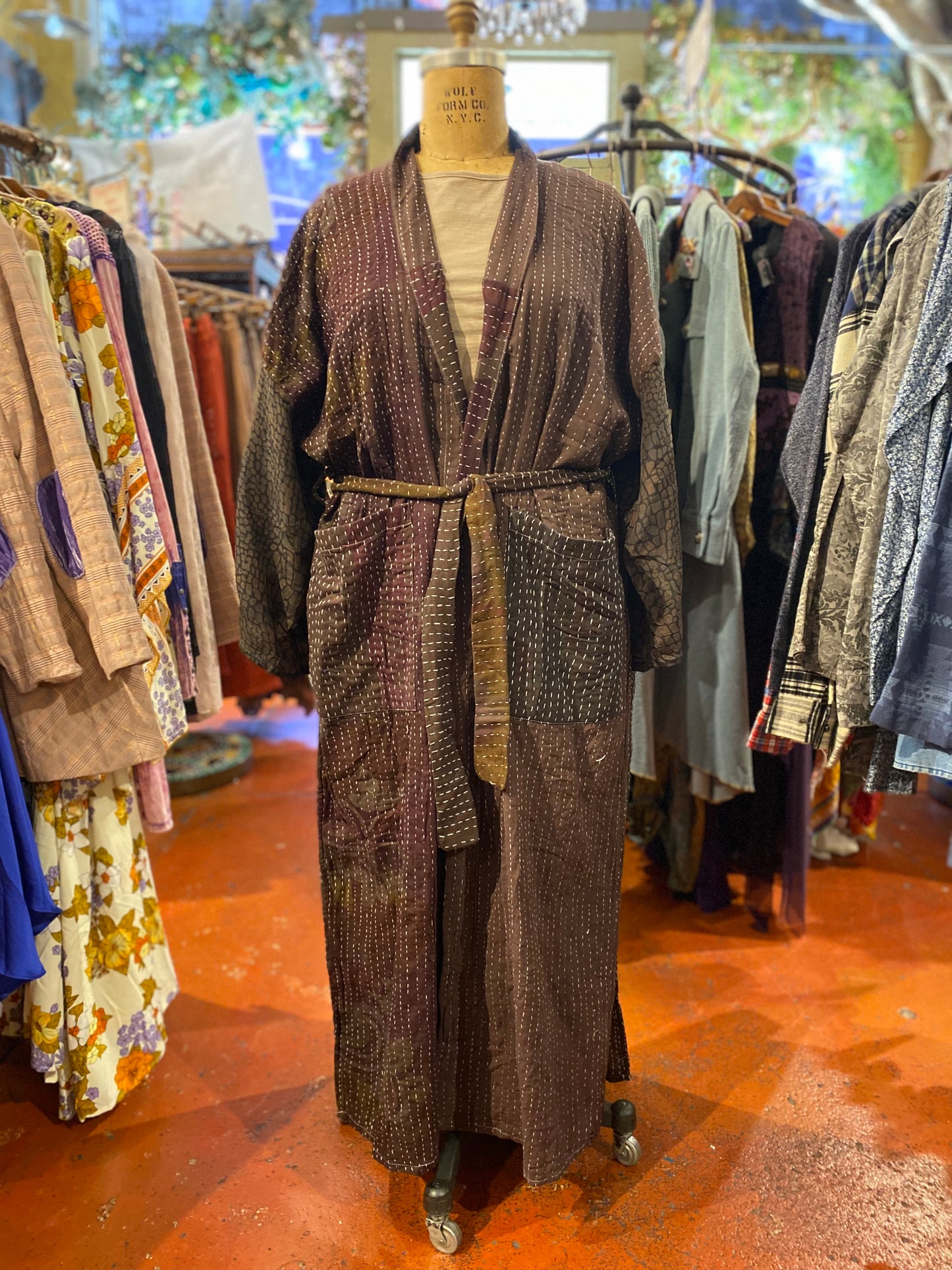 Majestic Caramel Overdye Kimono - 5