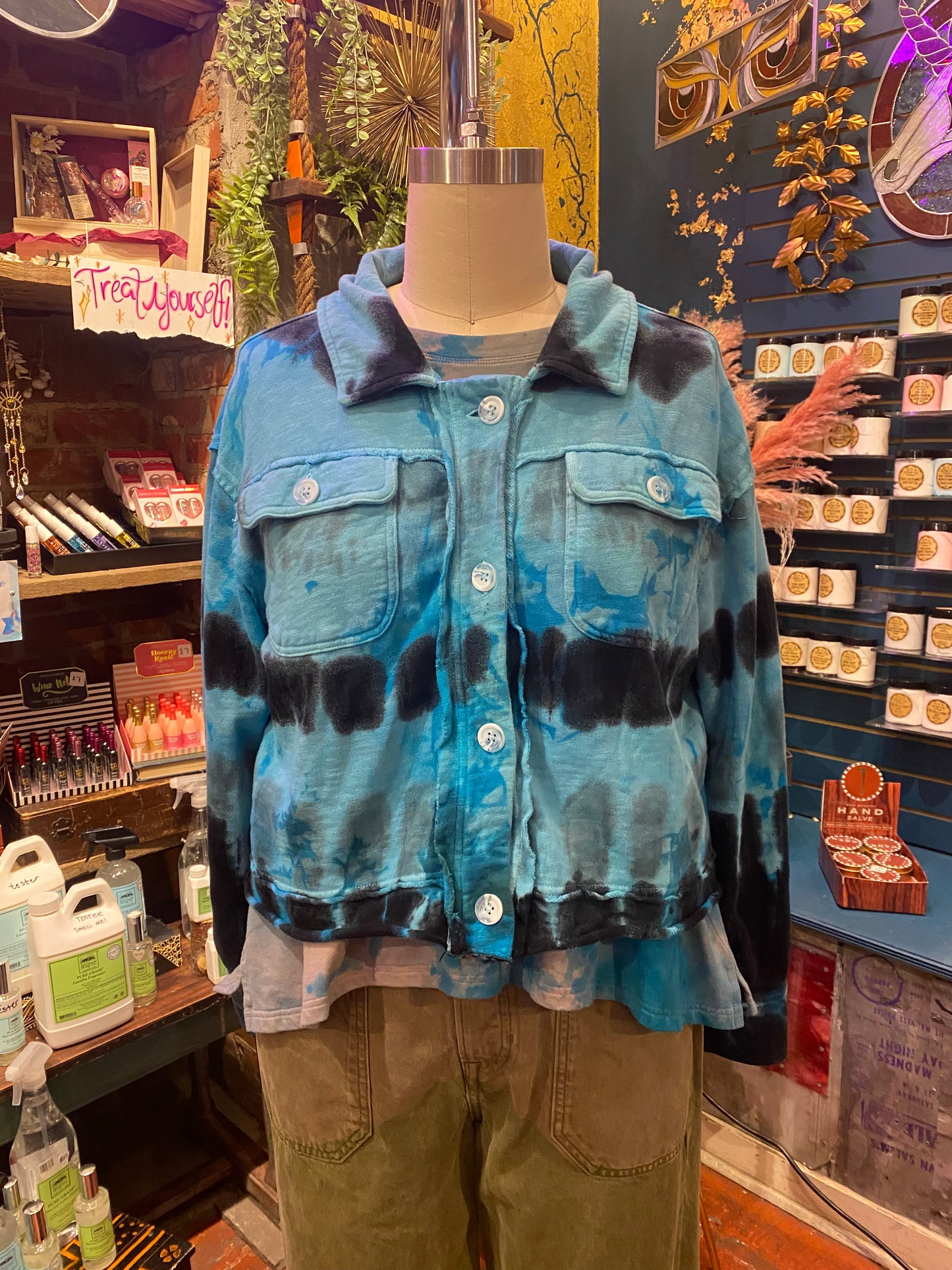 Custom Dyed Jacket - Blue