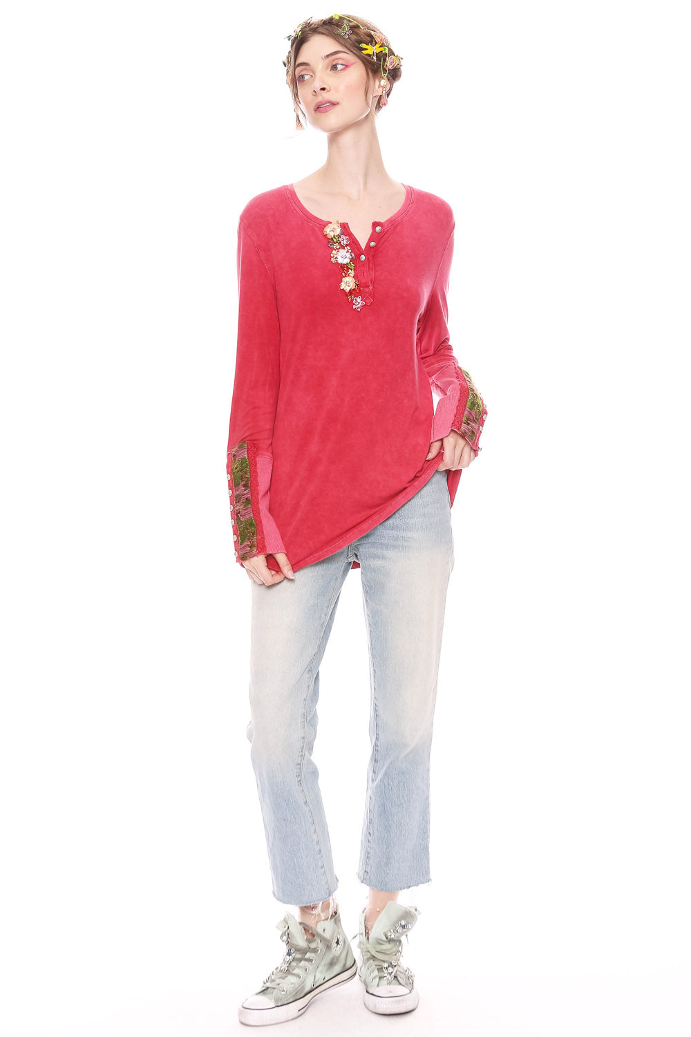 Destination Crafted Knit Top - La De Da