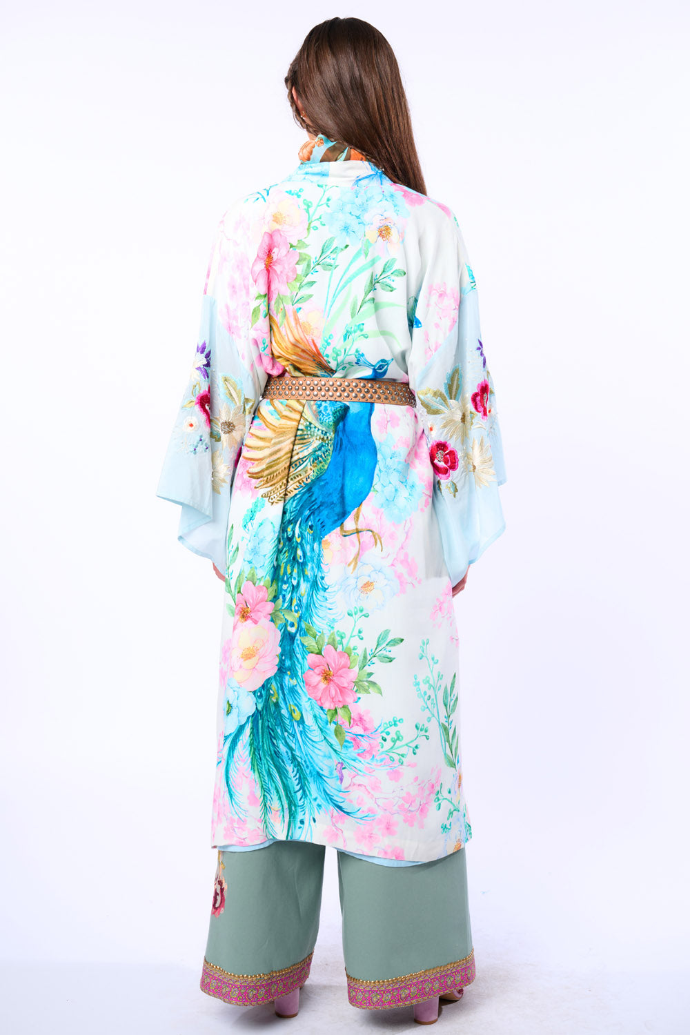 Morning Glory Kimono - White