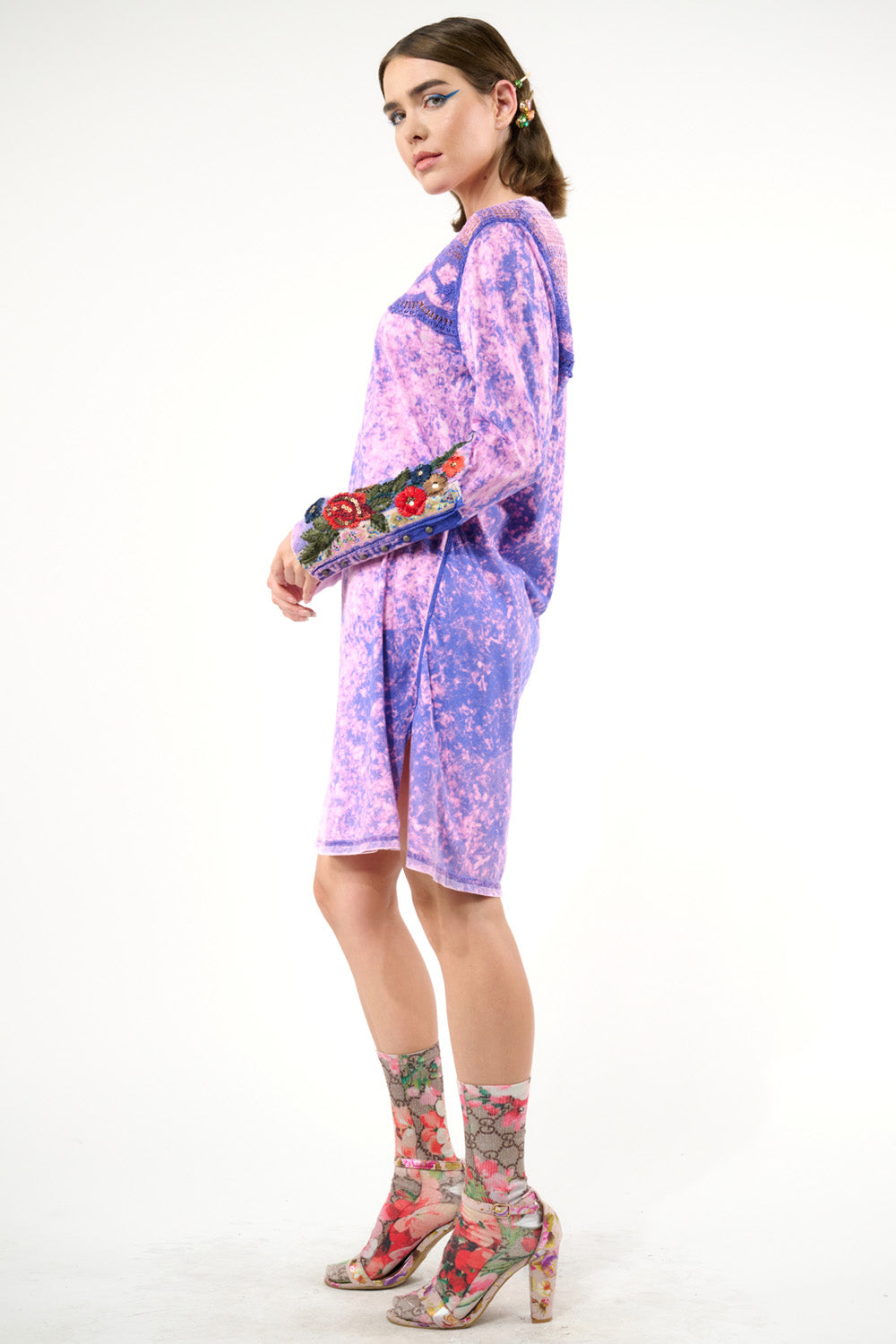 Under the Moon Tunic - Clematis Blue