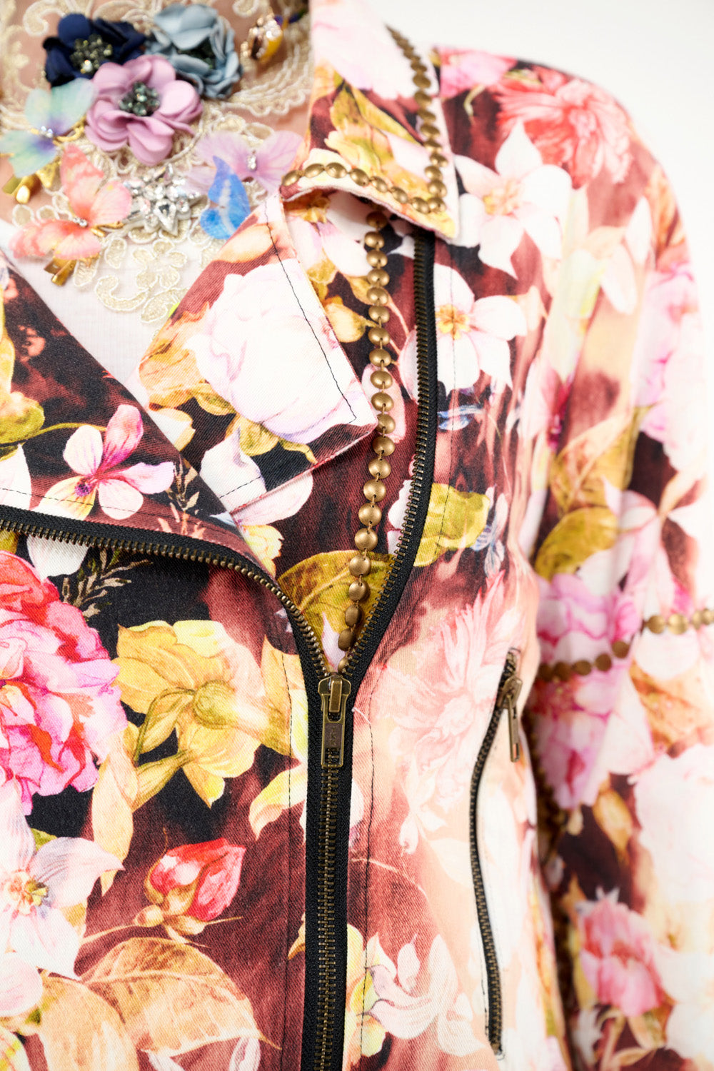Flower Bomb Jacket - Night Floral