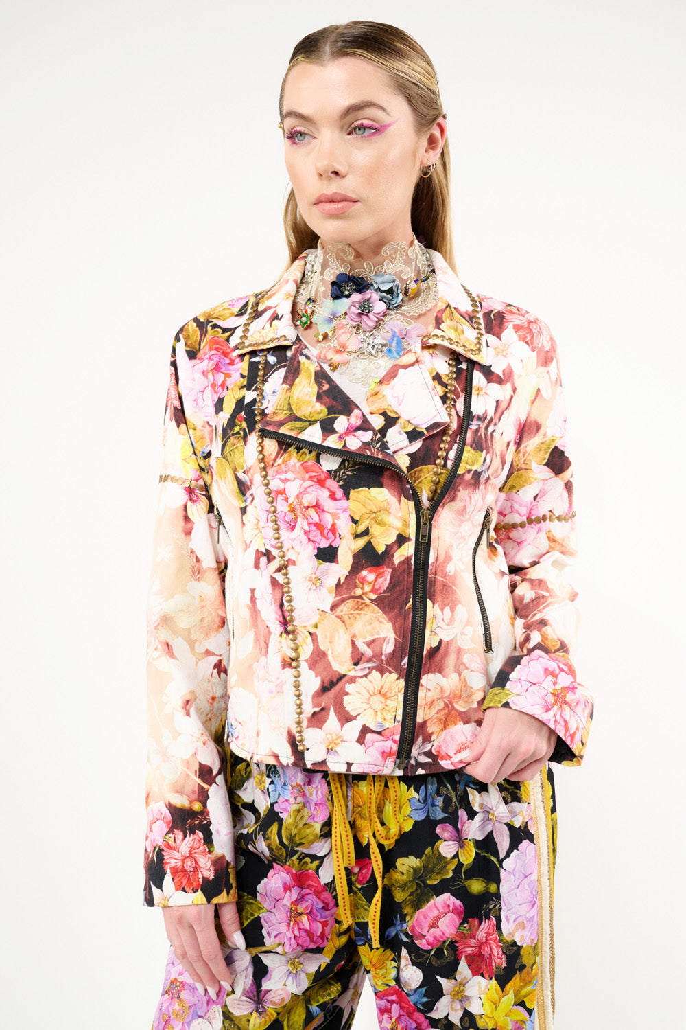 Flower Bomb Jacket - Night Floral