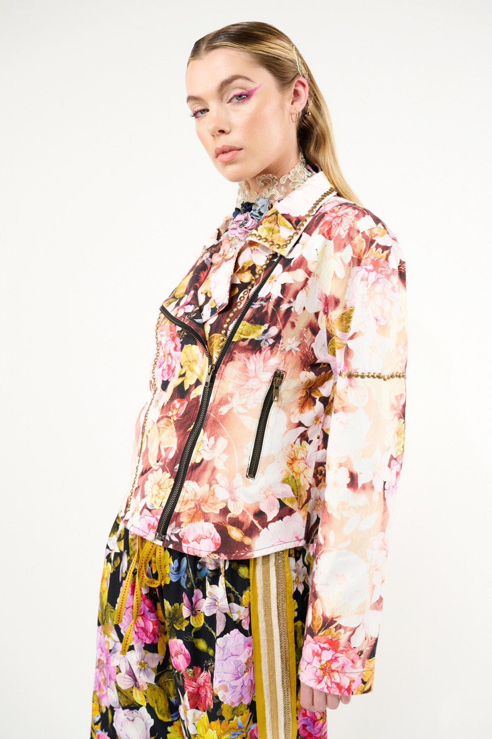 Flower Bomb Jacket - Night Floral