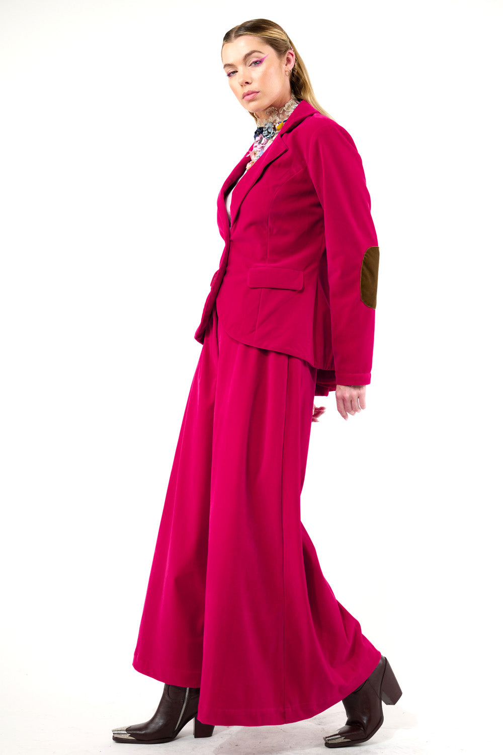 Jovie Blazer - Fuchsia