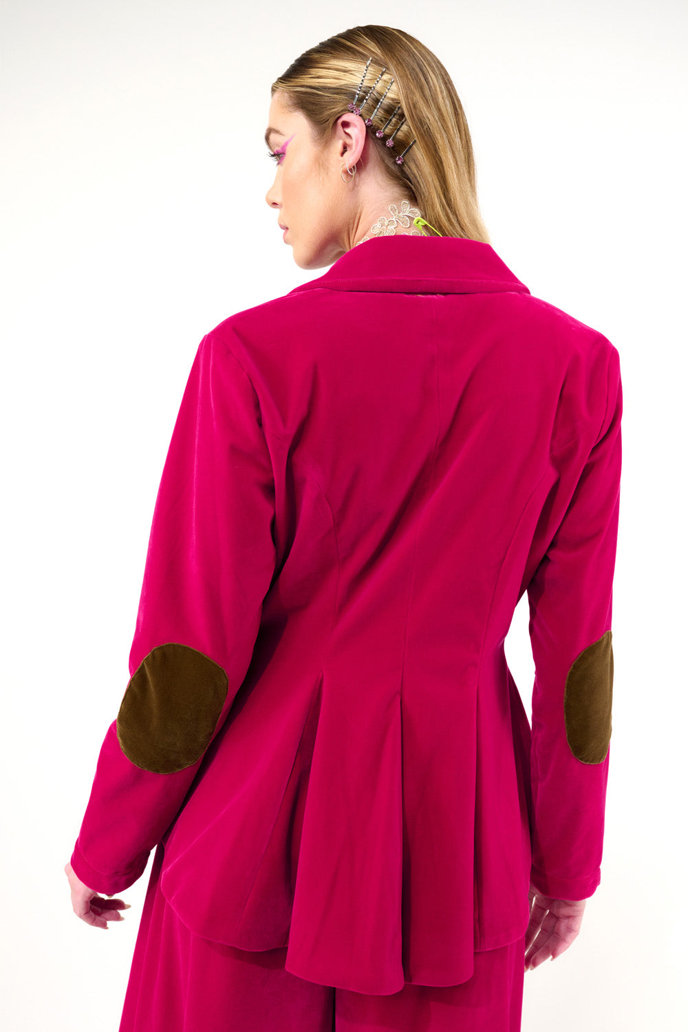 Jovie Blazer - Fuchsia