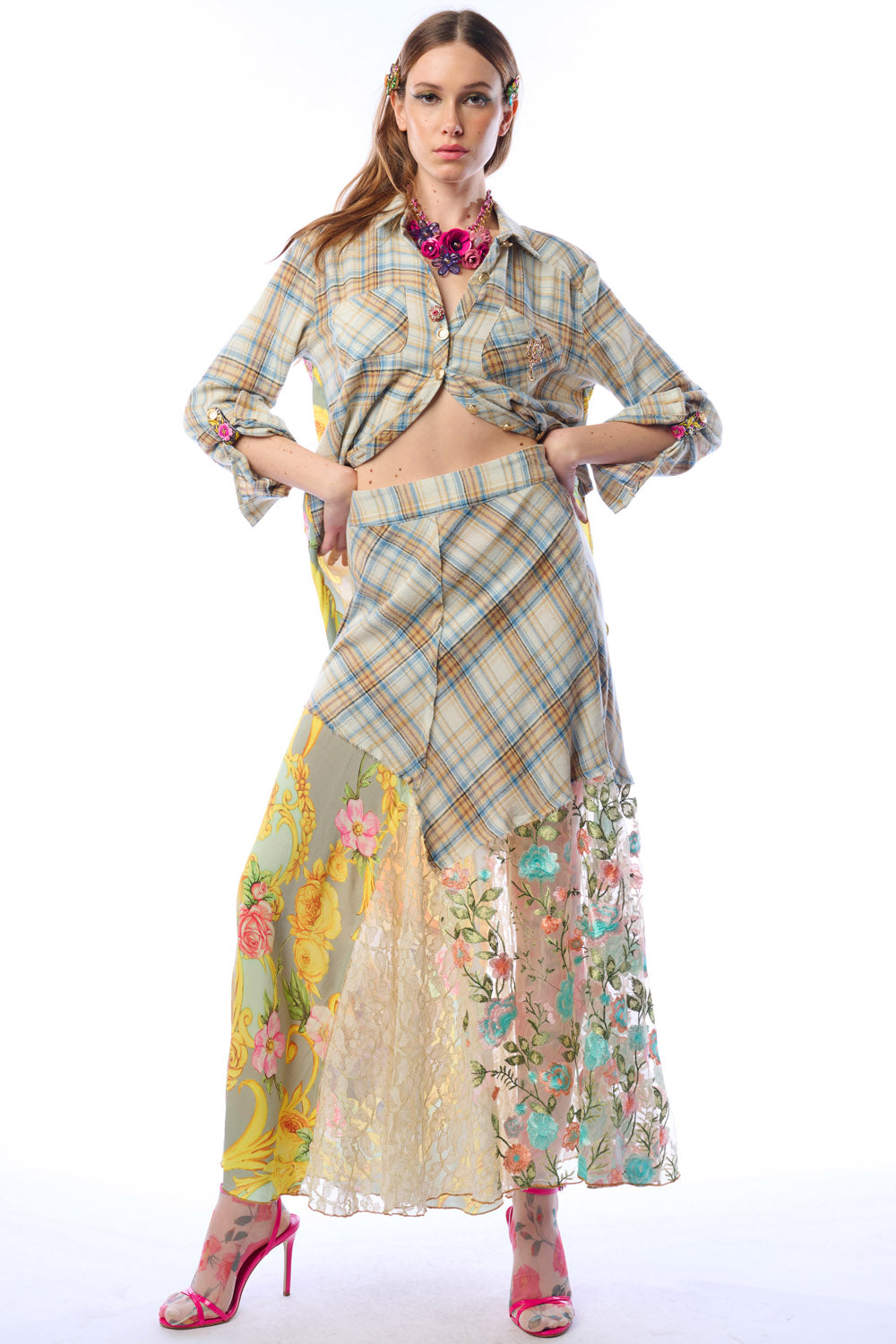 The Rosemary _ Western Blend Skirt