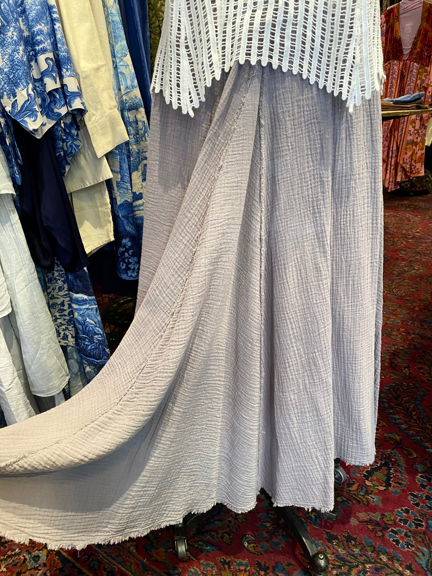 Gauze Skirt - Cargo