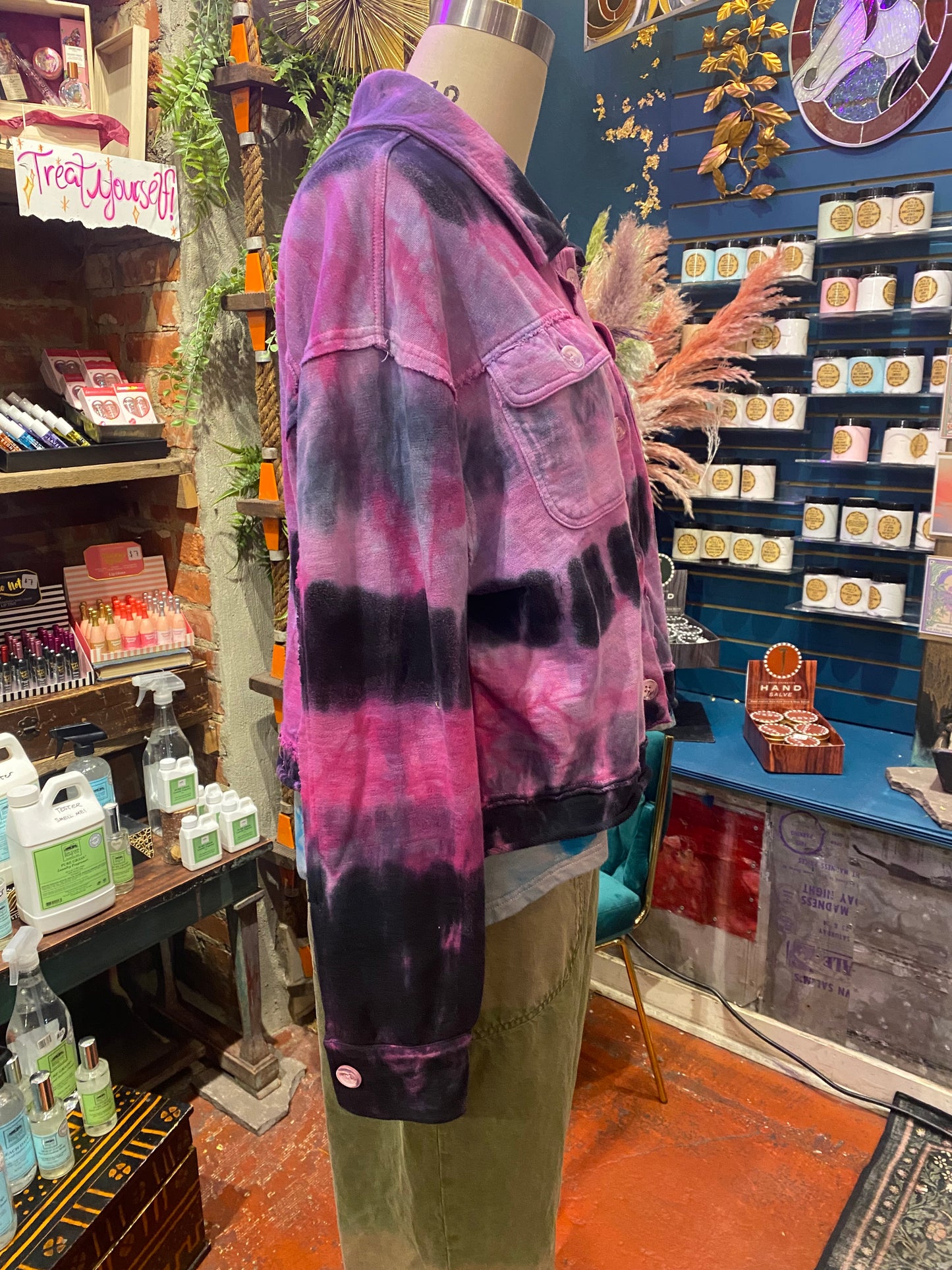 Custom Dyed Jacket - Purple