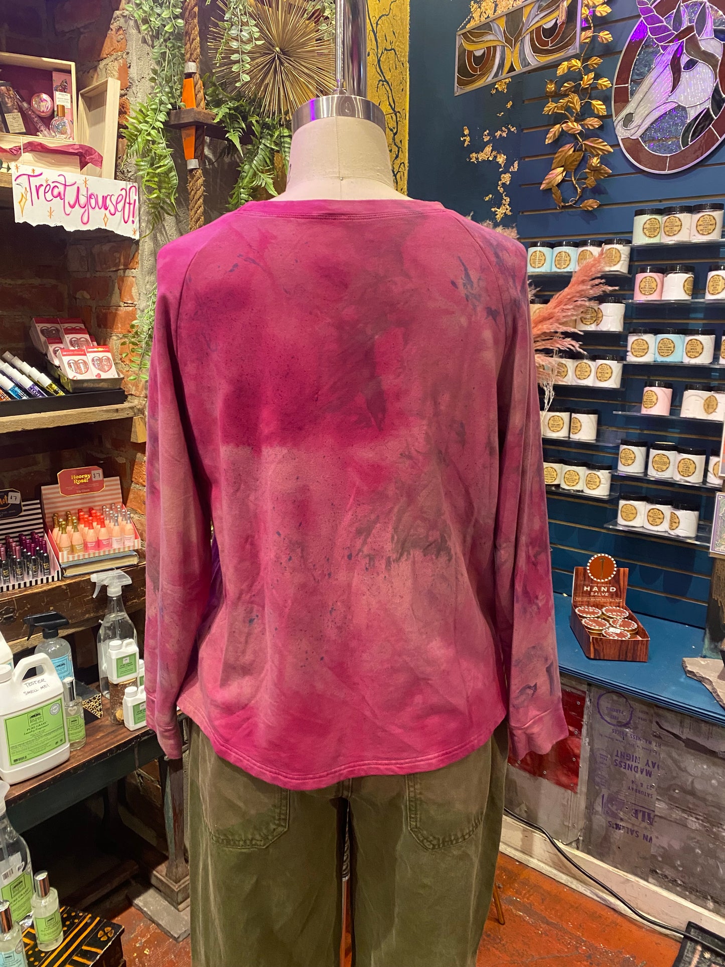 Custom Dyed Long Sleeve - Pink
