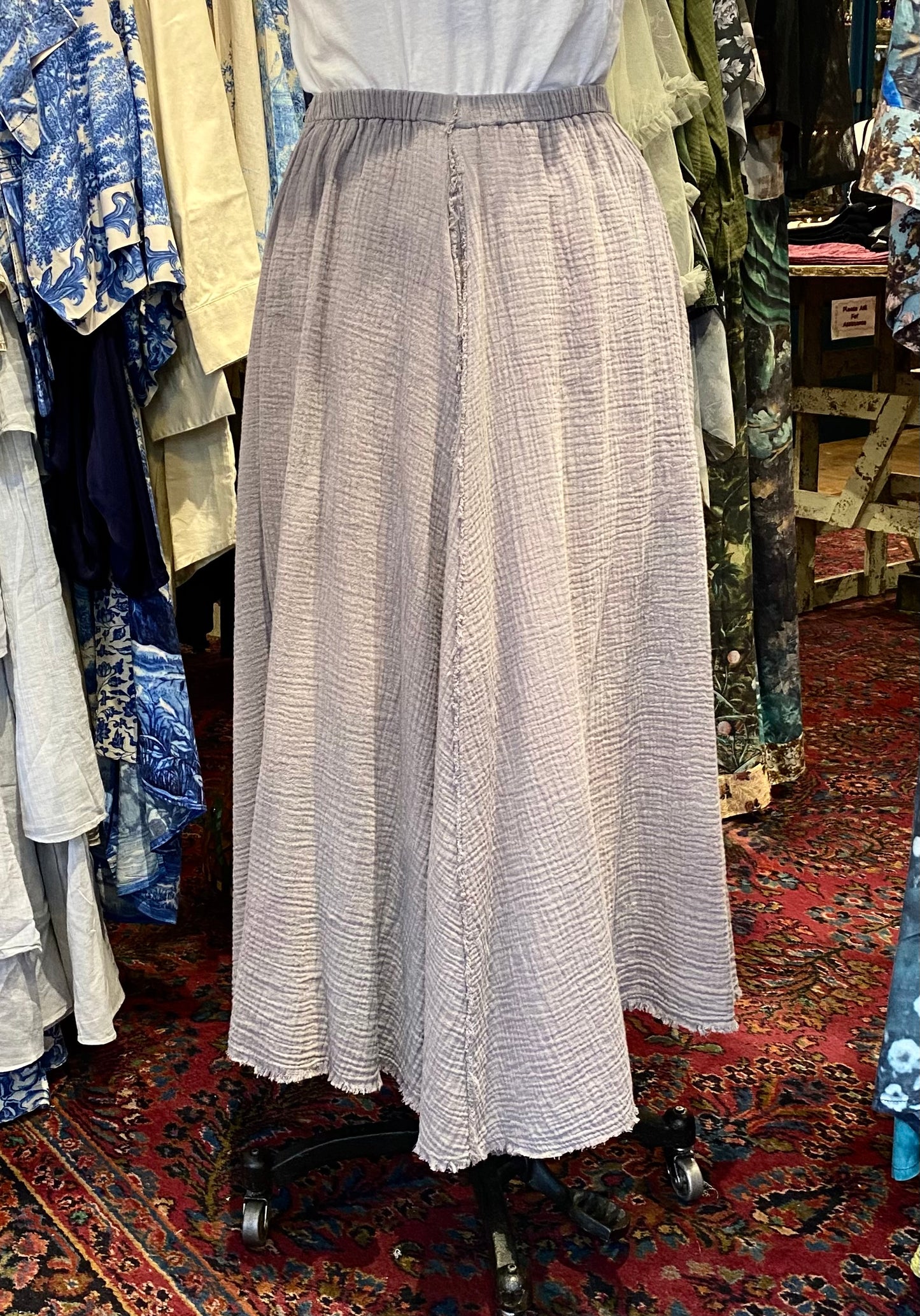 Gauze Skirt - Cargo