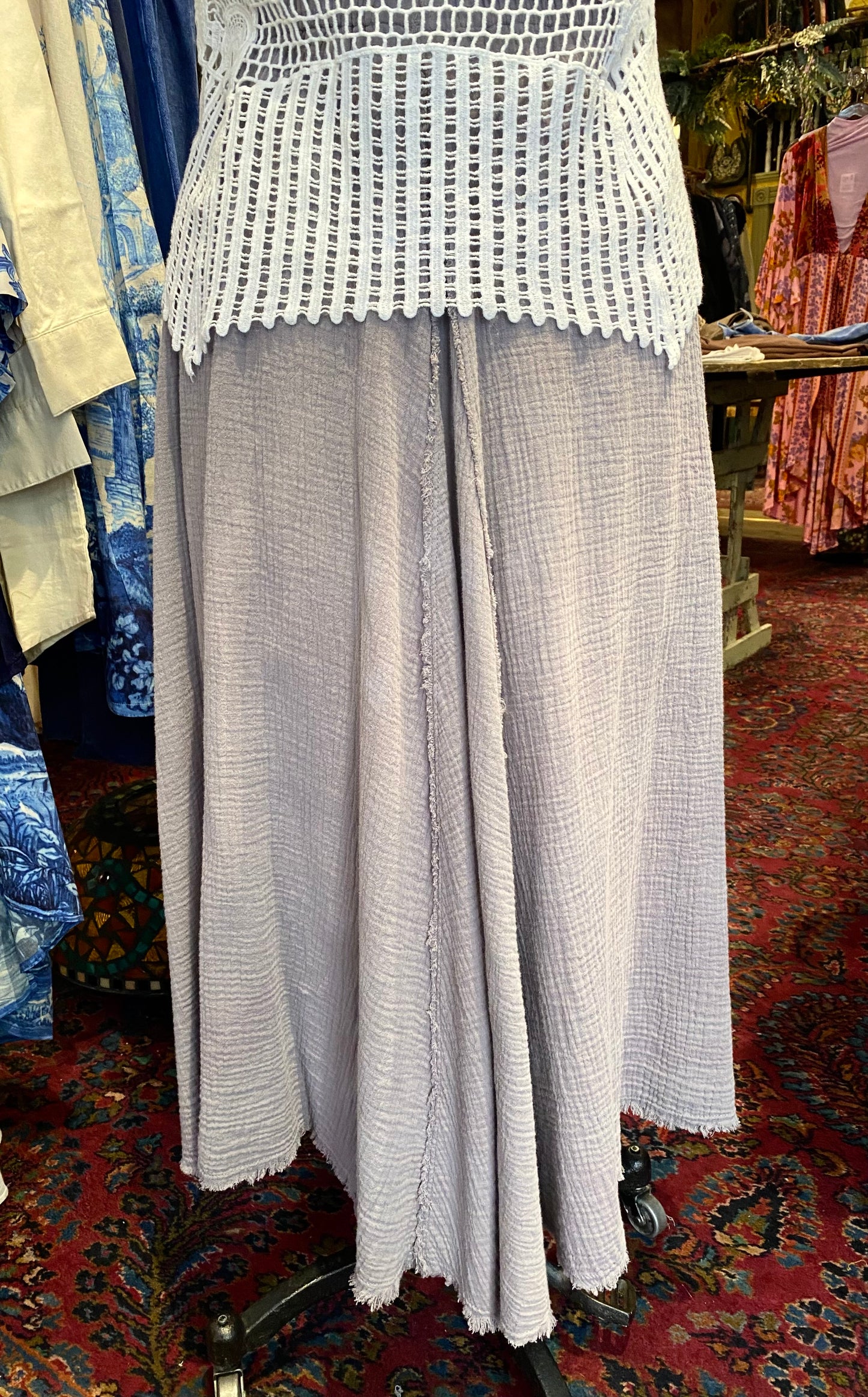 Gauze Skirt - Cargo