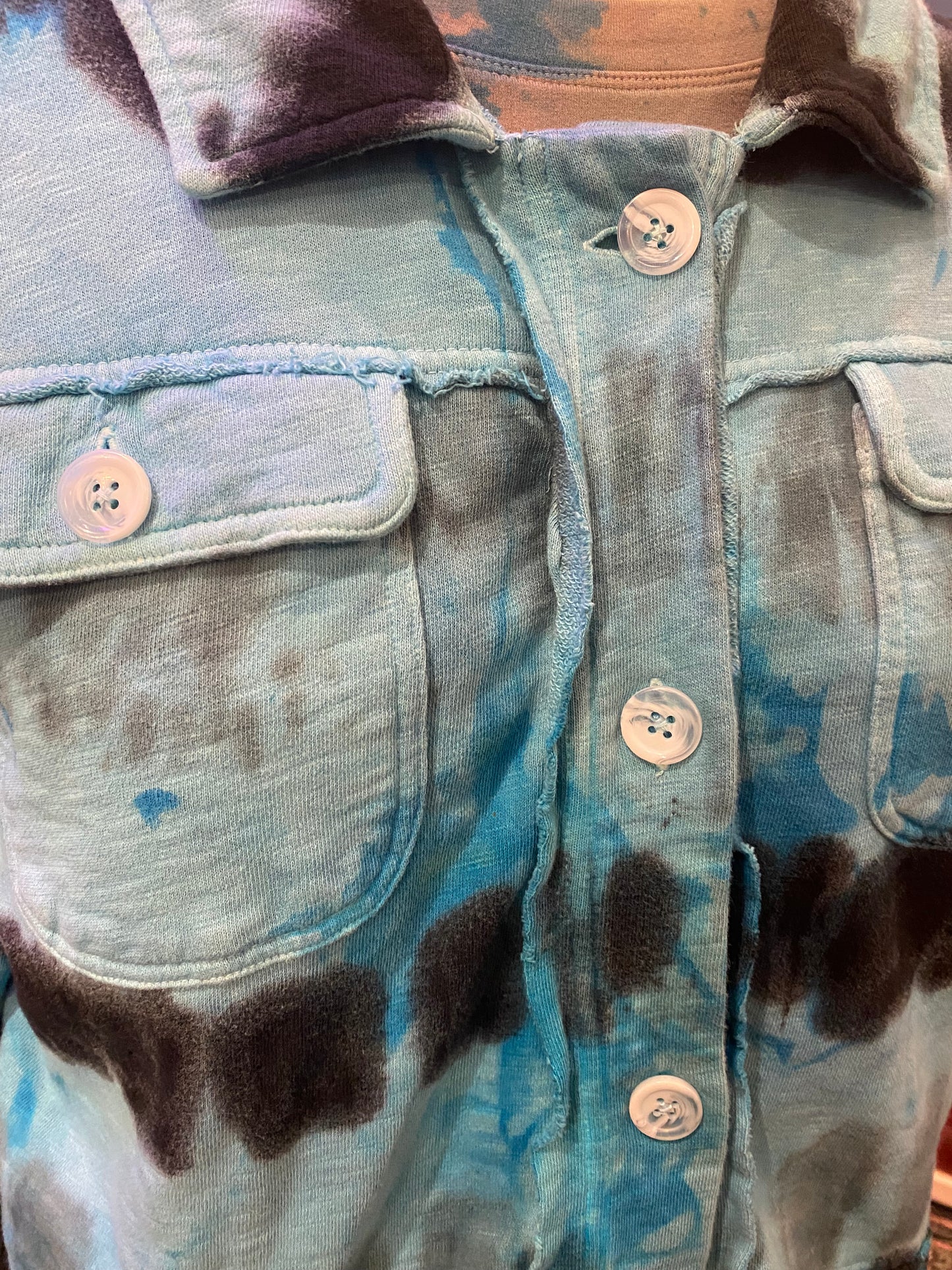 Custom Dyed Jacket - Blue