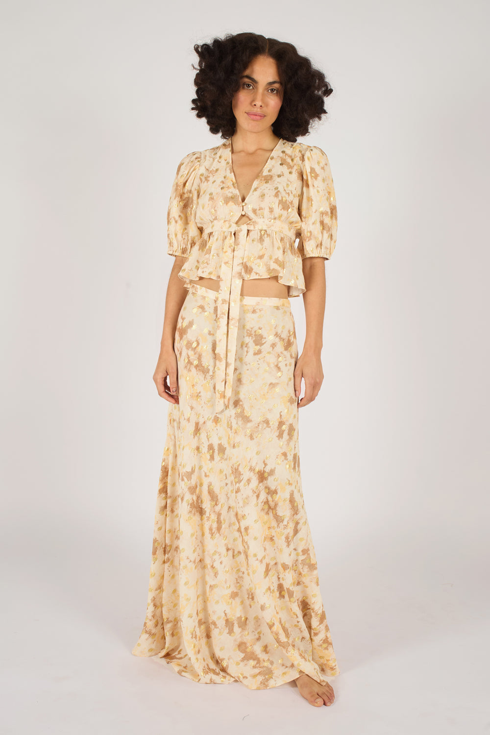 Margot Top - Gold Rush Brown