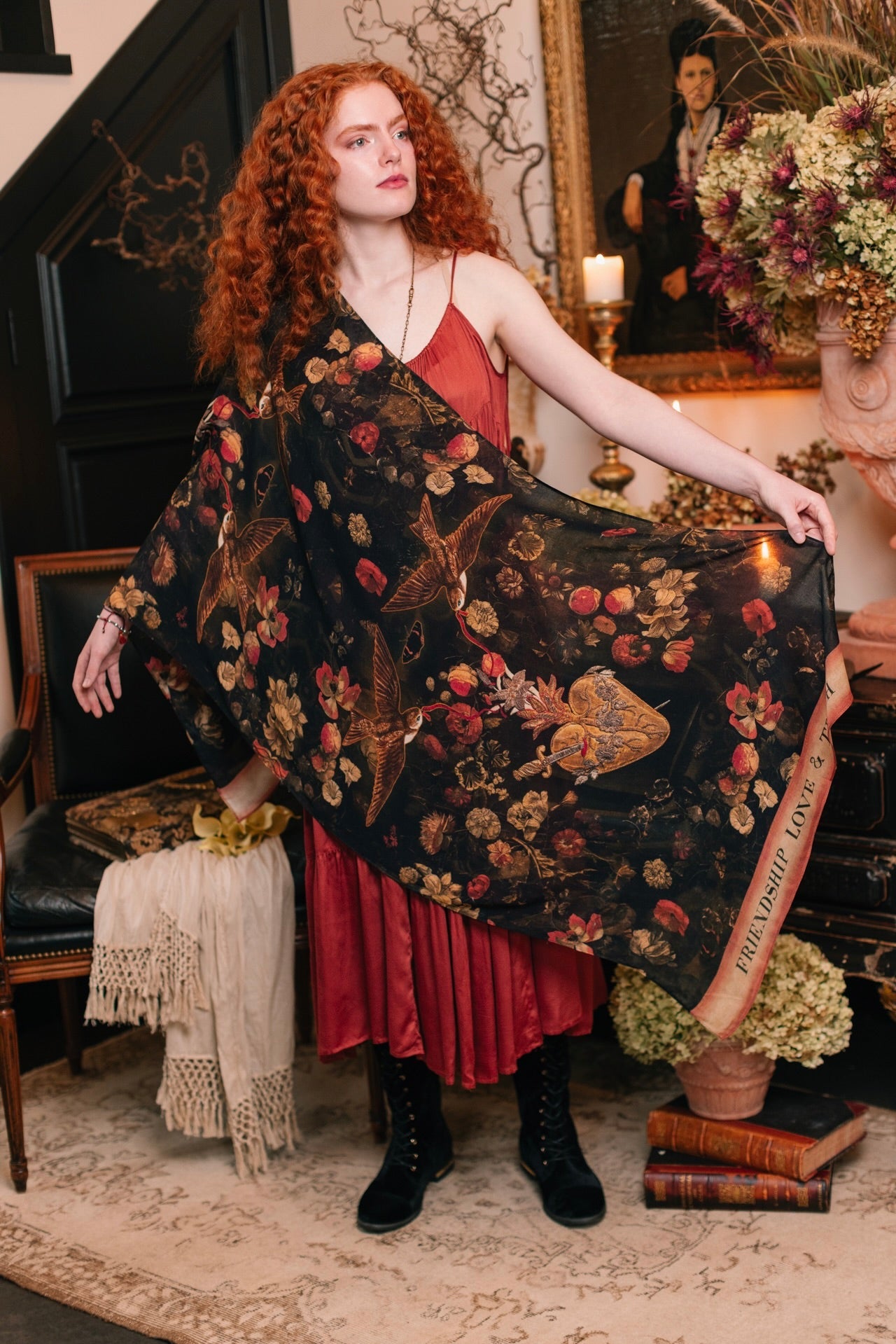 Heart Of Gold Scarf