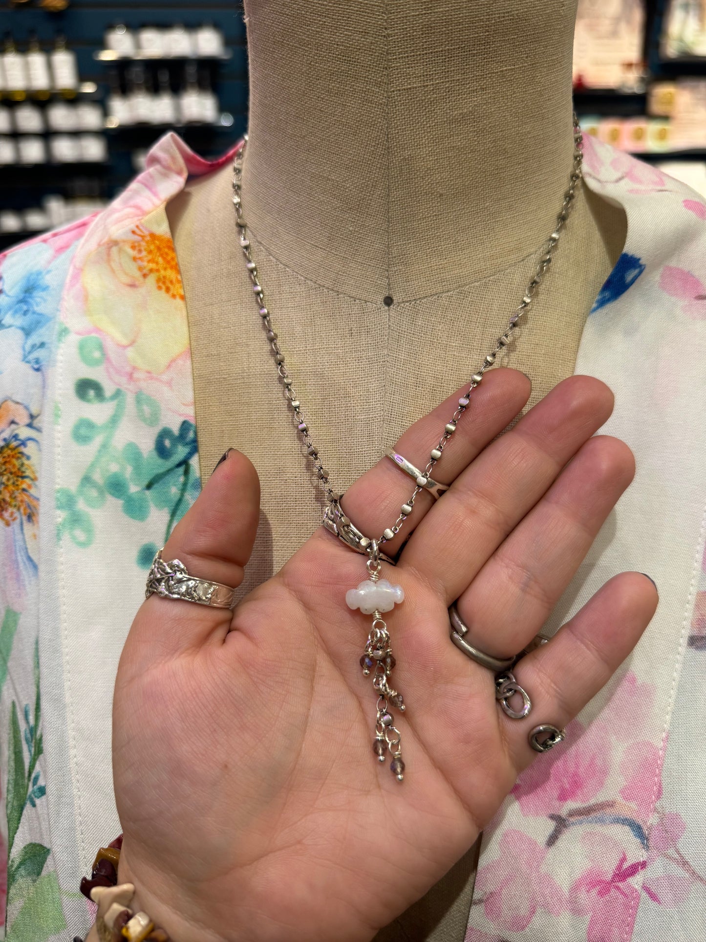 Silver Cloud Necklace