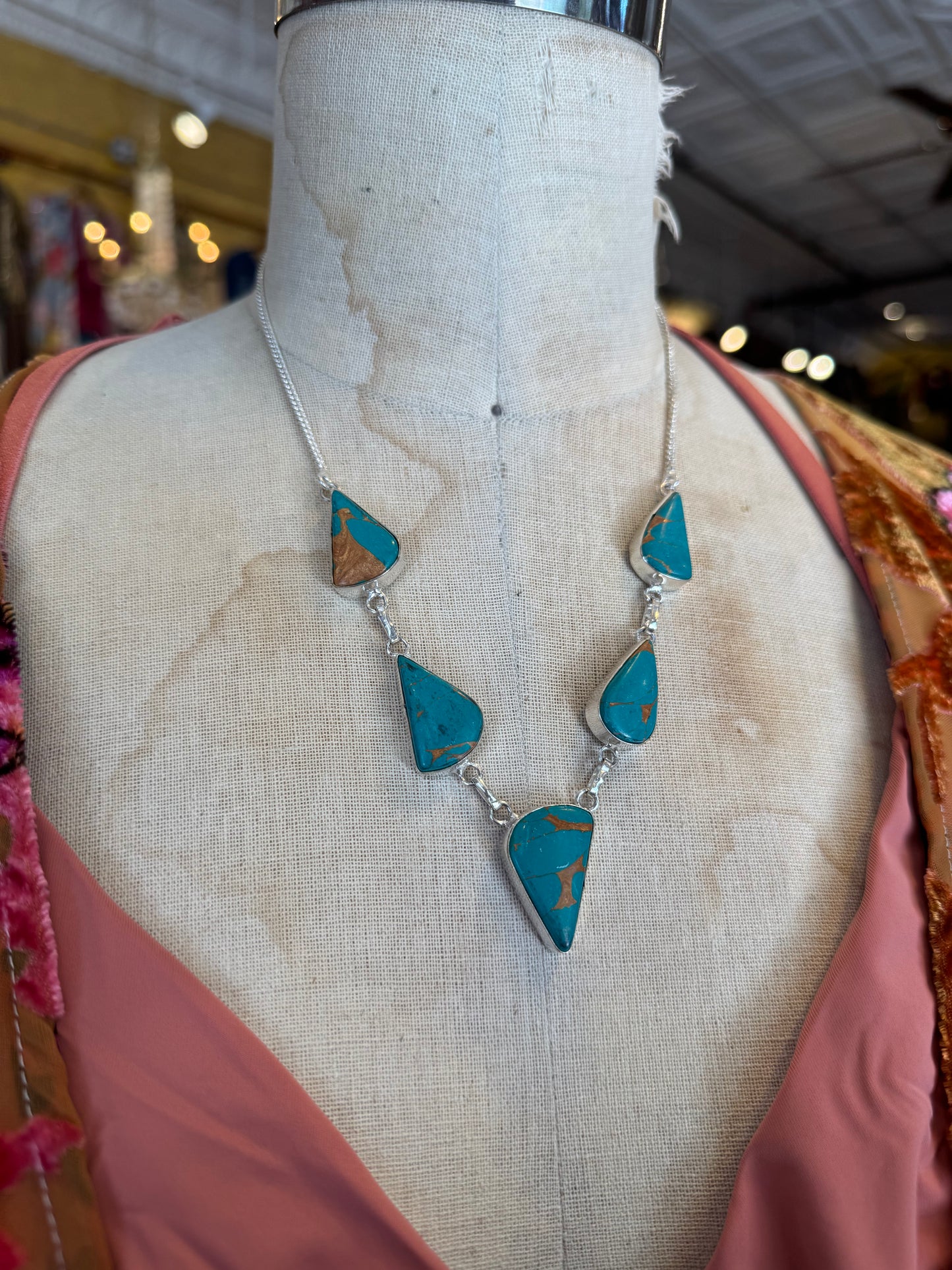 Turquoise Statement Necklace