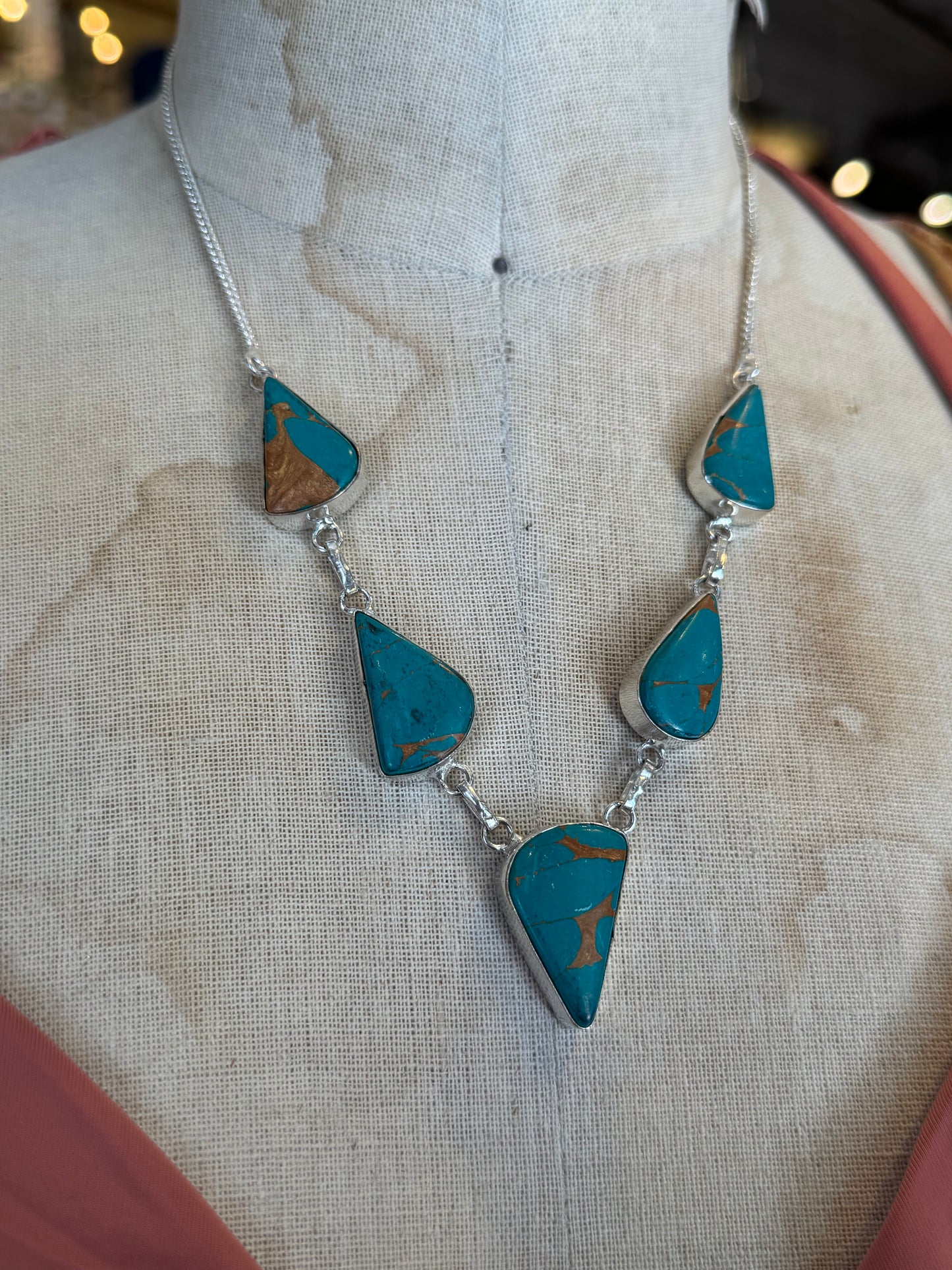Turquoise Statement Necklace